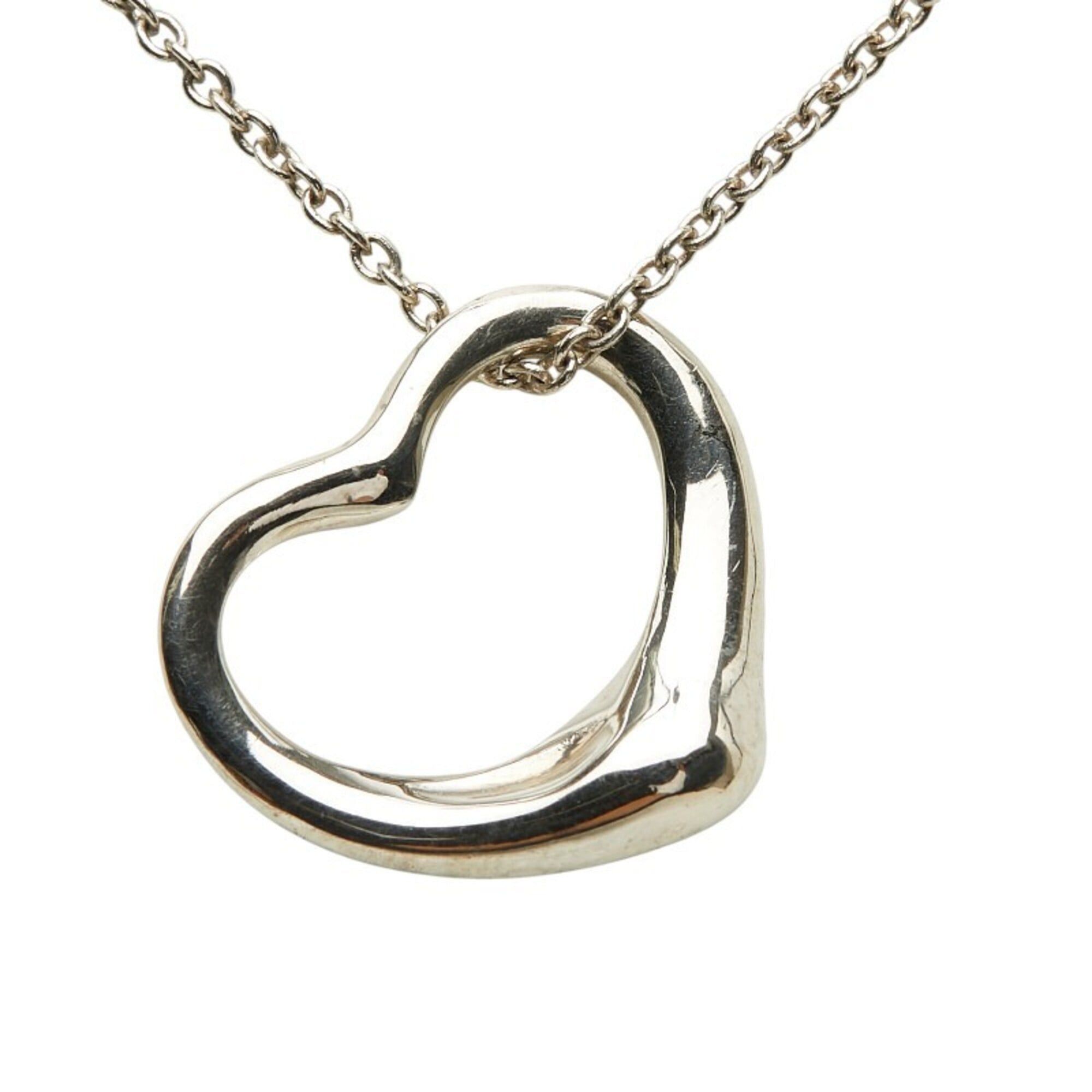 Tiffany & Co. Tiffany & Co. Open Heart Necklace, SV925 Silver, Women's. Size ONE SIZE - 2 Thumbnail