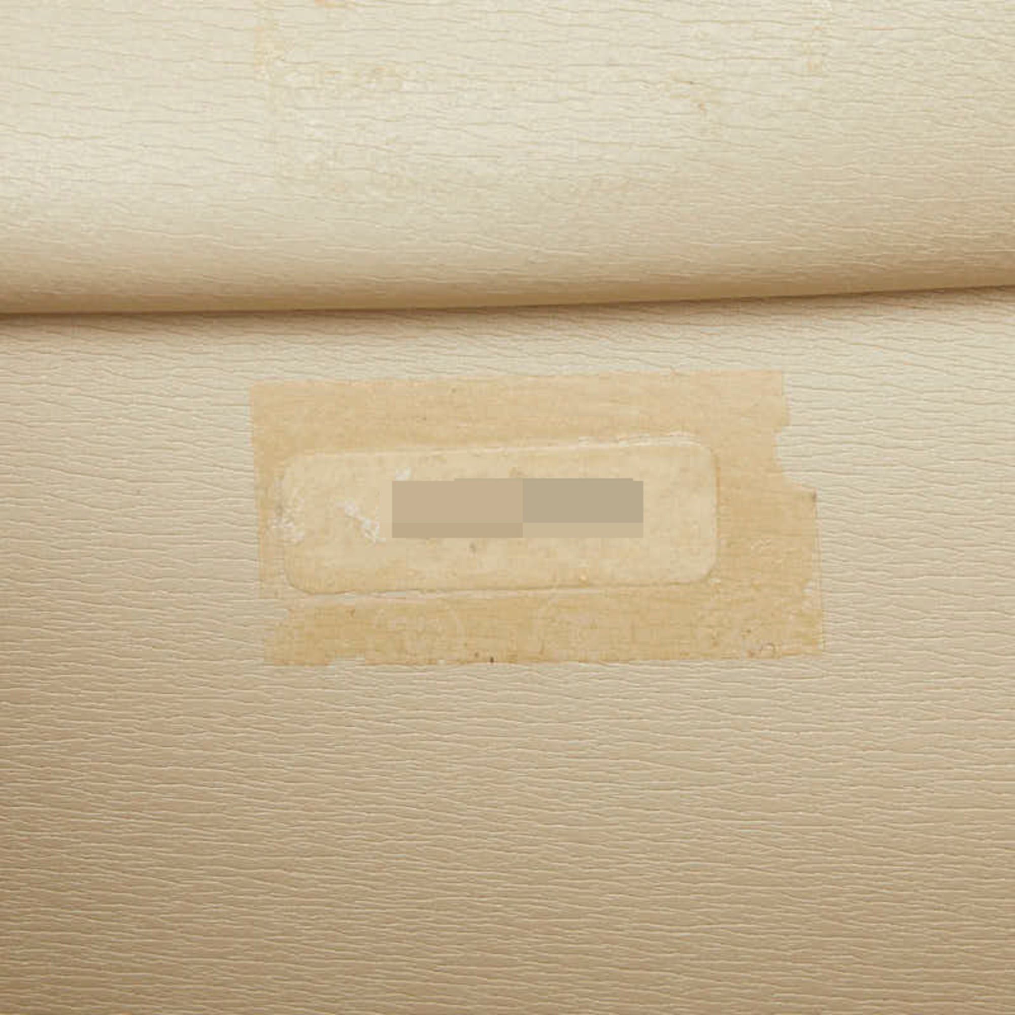 Chanel Chanel Coco Mark Matelassé Chain Shoulder Bag, Beige Leather, Women's CHANEL Size ONE SIZE - 11 Thumbnail