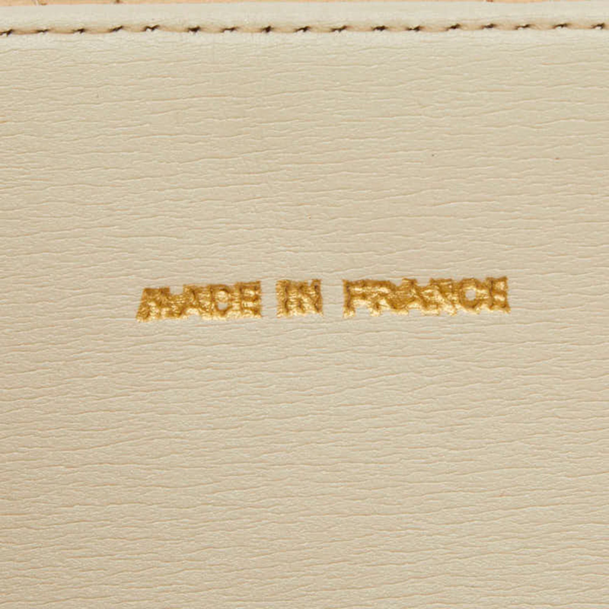 Chanel Chanel Coco Mark Matelassé Chain Shoulder Bag, Beige Leather, Women's CHANEL Size ONE SIZE - 13 Thumbnail