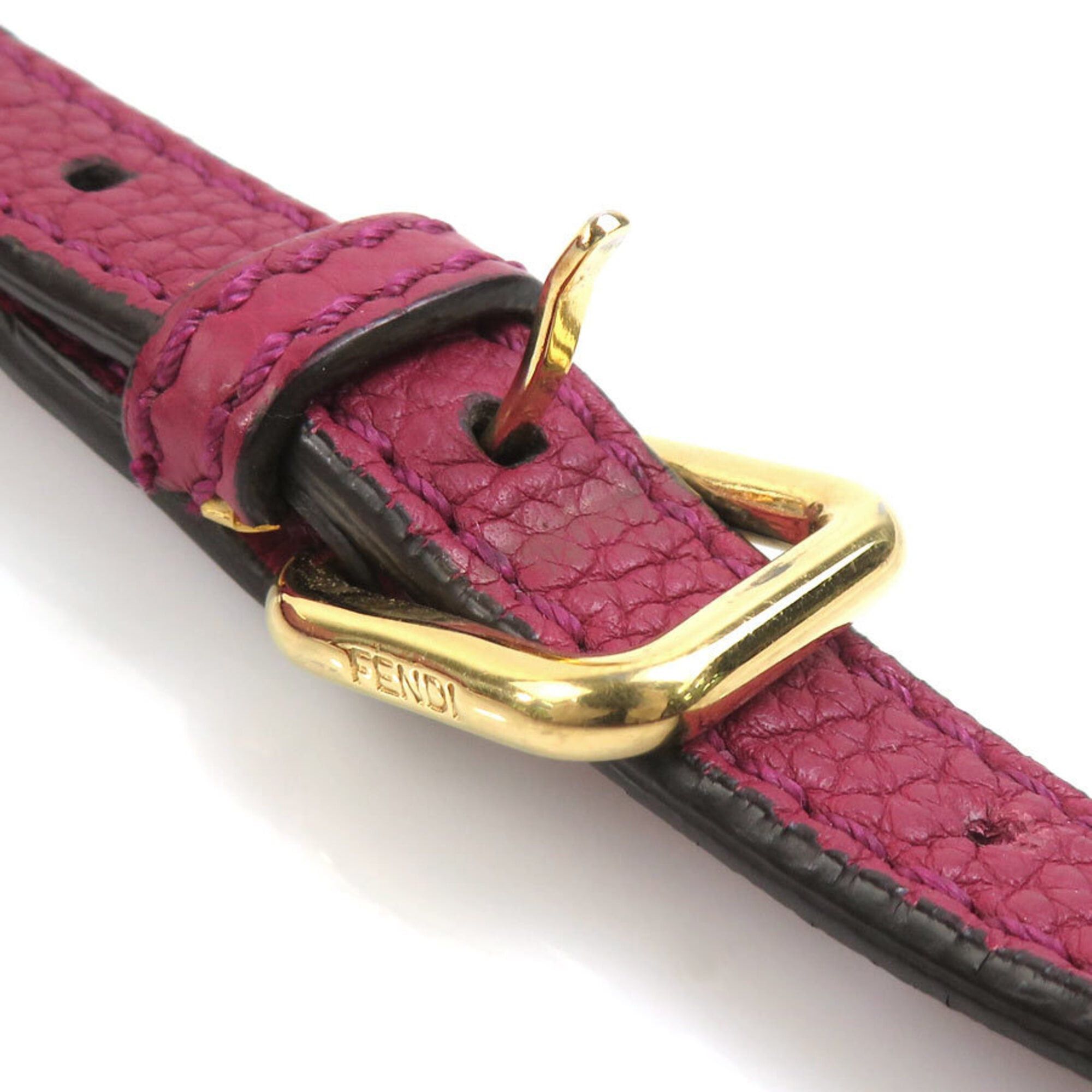 Fendi Fendi Crossbody Shoulder Bag Leather Bordeaux Claire Gold Women's 8BT214-Q10 e61803a Size ONE SIZE - 12 Thumbnail