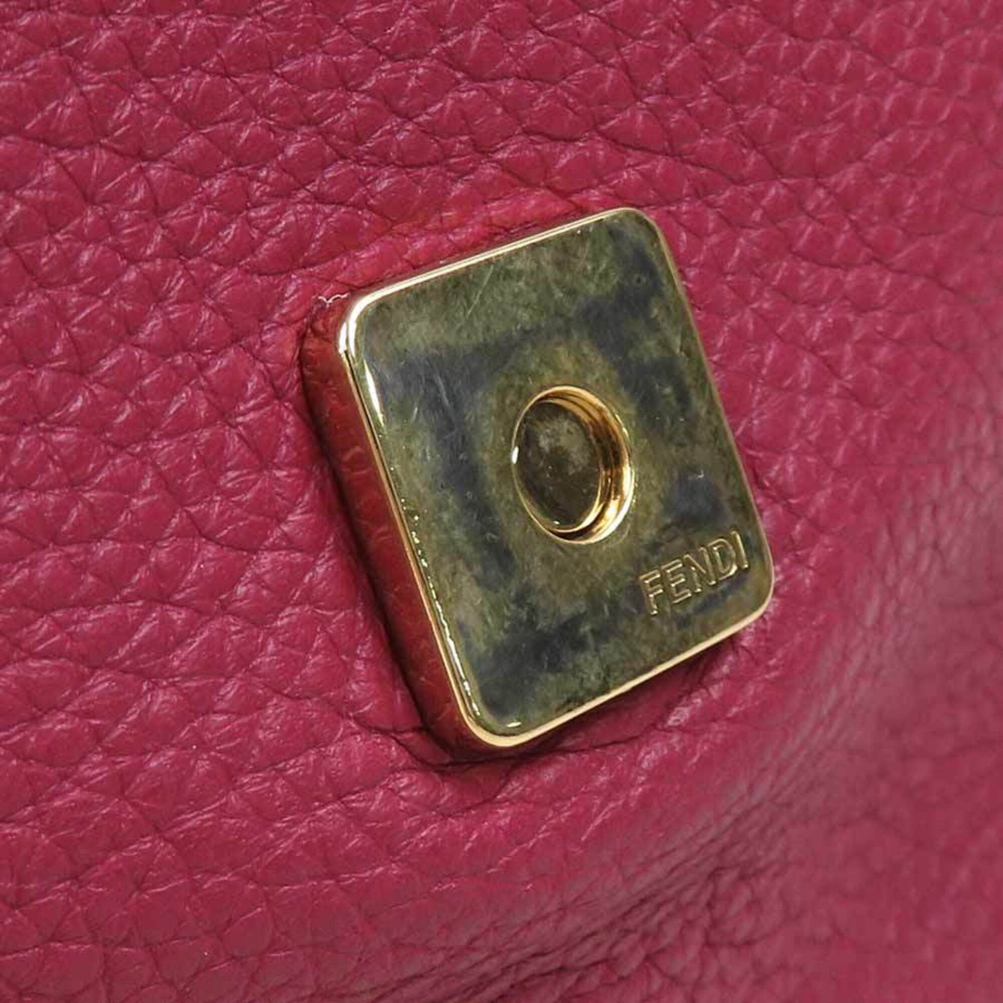 Fendi Fendi Crossbody Shoulder Bag Leather Bordeaux Claire Gold Women's 8BT214-Q10 e61803a Size ONE SIZE - 8 Thumbnail