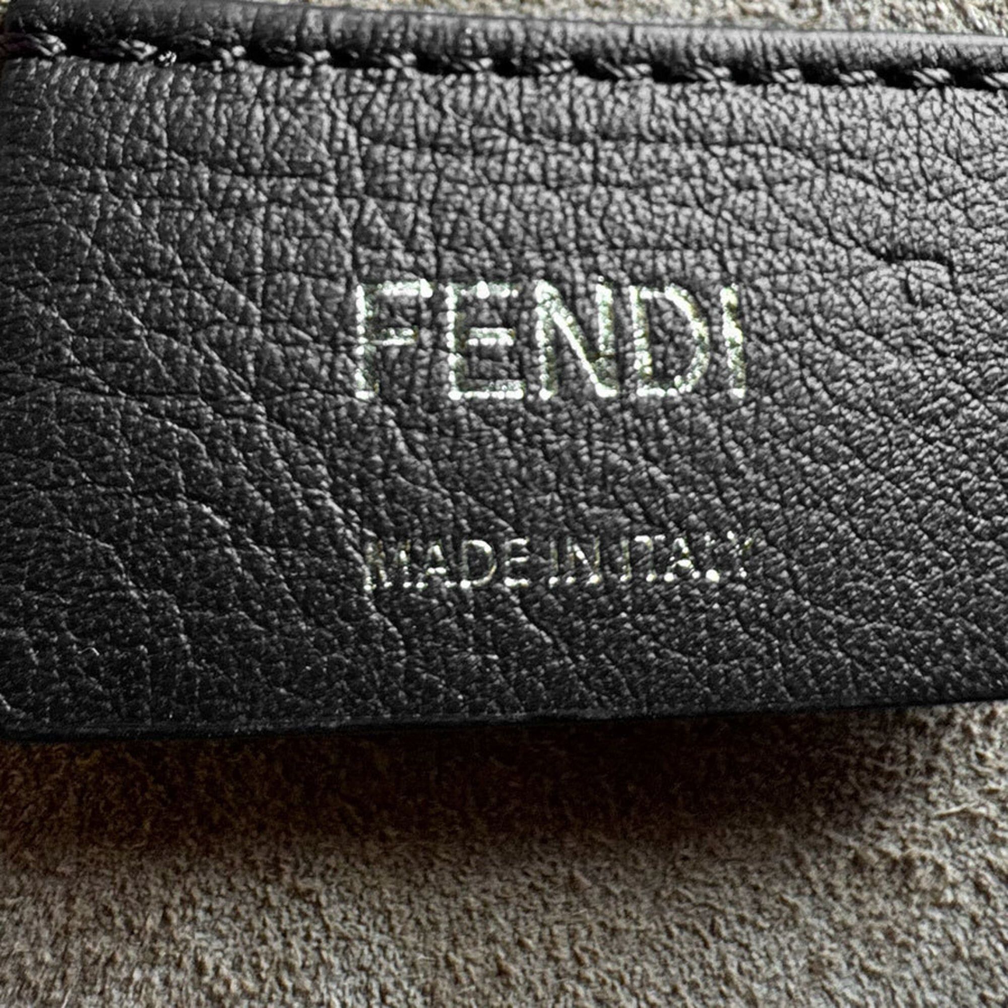 Fendi Fendi Moonlight Leather Shoulder Bag, Orange Gold, Women's, 8BT346 ABVL z9461 Size ONE SIZE - 12 Thumbnail