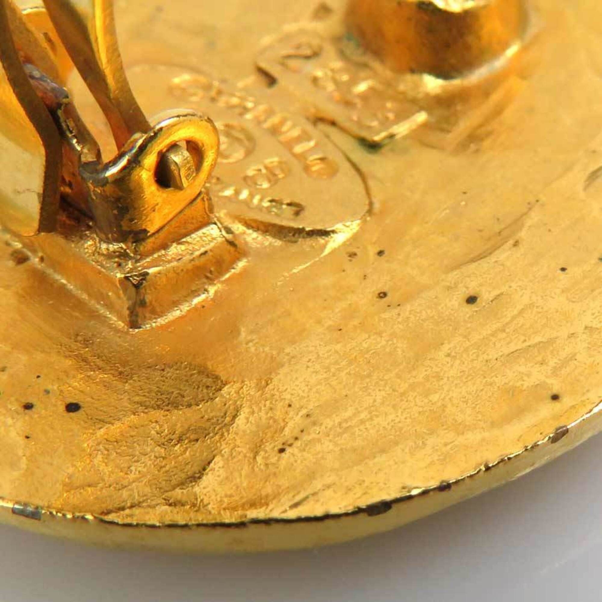 Chanel Chanel earrings, Coco Mark design, metal, gold, women's, e61811i Size ONE SIZE - 10 Thumbnail