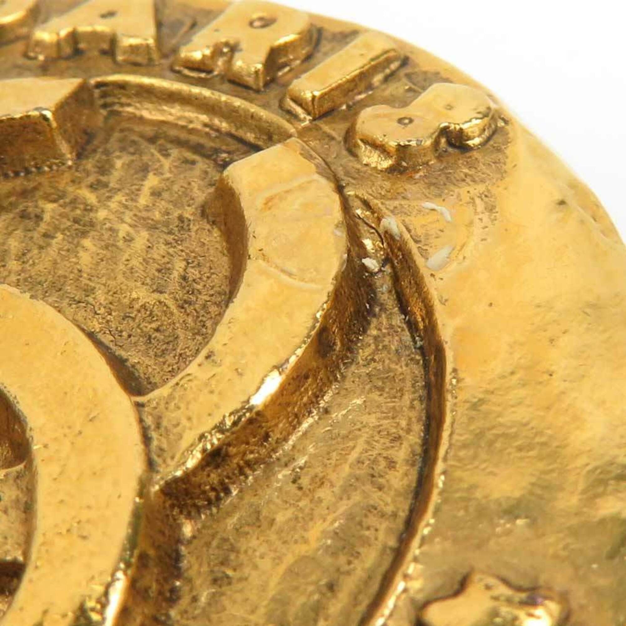 Chanel Chanel earrings, Coco Mark design, metal, gold, women's, e61811i Size ONE SIZE - 9 Thumbnail