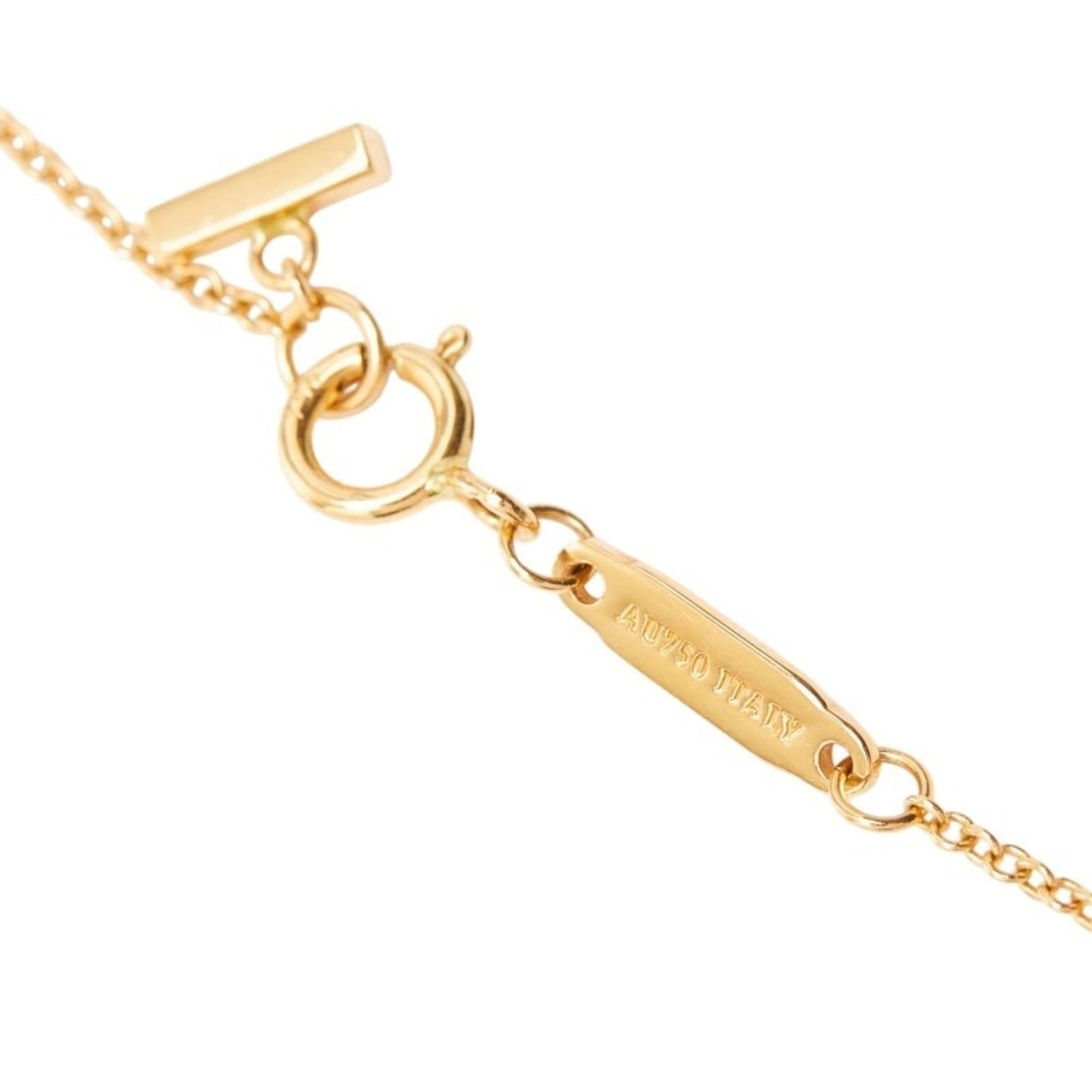Tiffany & Co. Tiffany & Co. Gold 18KPG Pink T Smile Pendant Mini Necklace for Women Size ONE SIZE - 5 Thumbnail