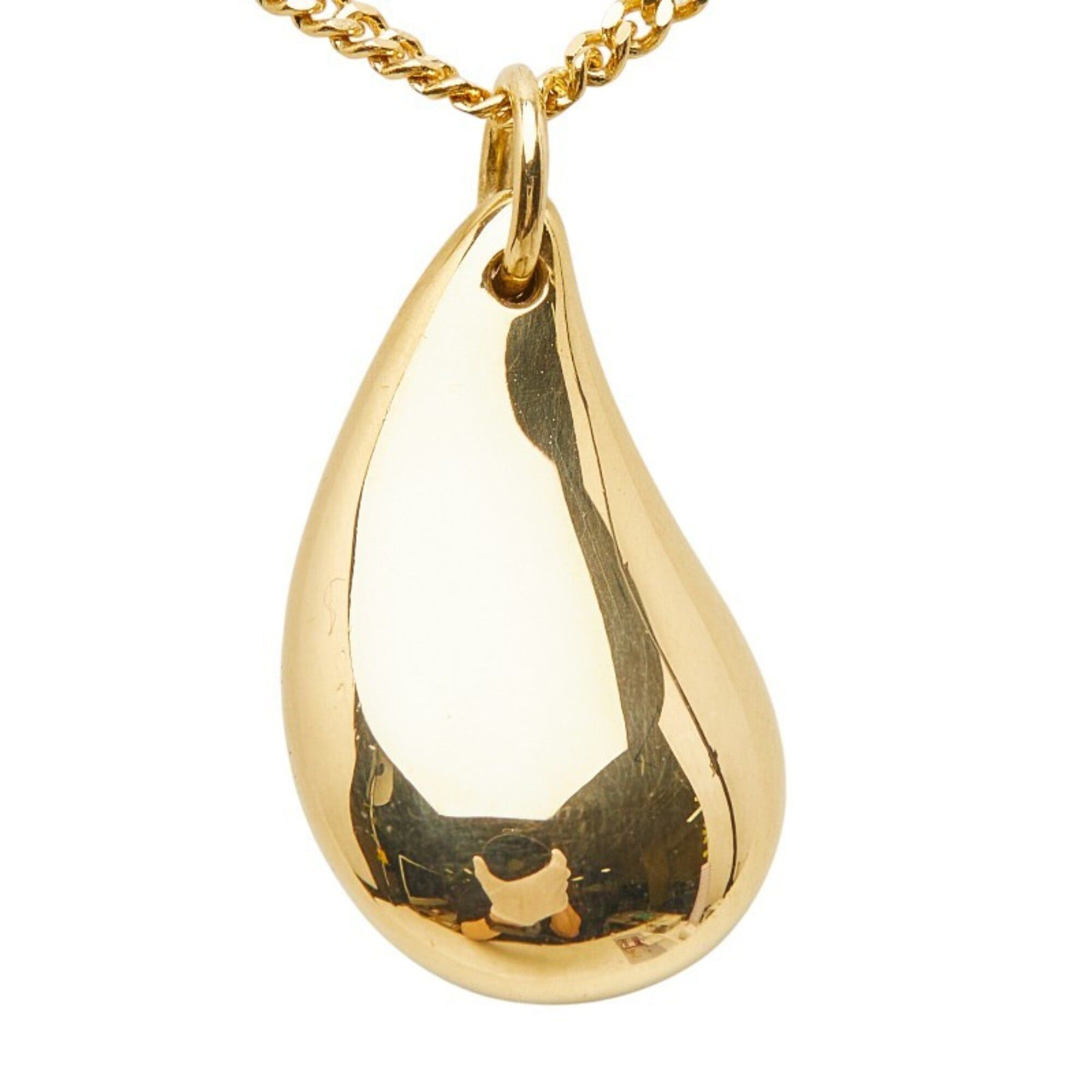 Tiffany & Co. Tiffany & Co. 18K Yellow Gold Elsa Peretti Teardrop Pendant Necklace for Women Size ONE SIZE - 3 Thumbnail