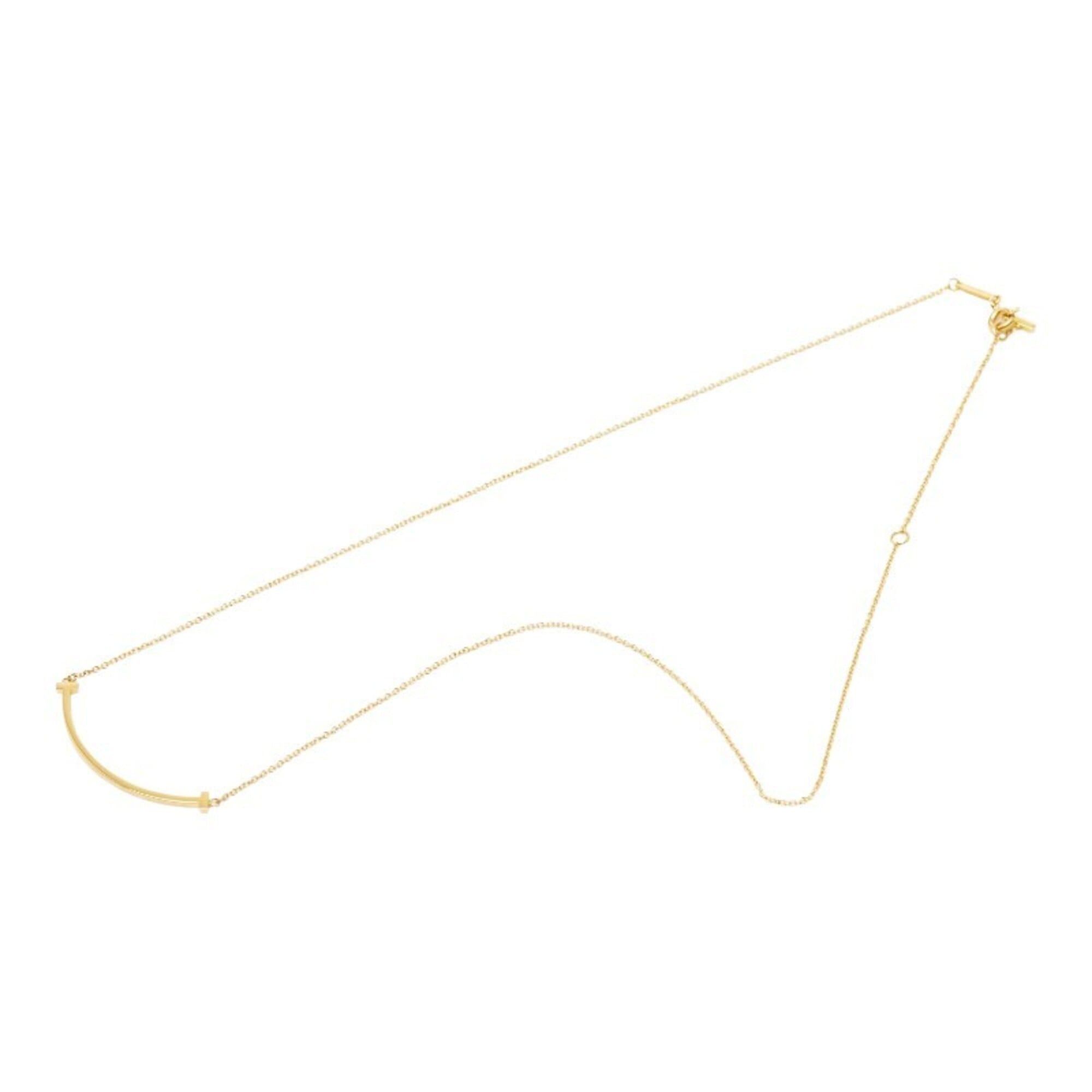 Tiffany & Co. Tiffany & Co. 60011679 Gold 18KYG Yellow T Smile Pendant Small Necklace for Women Size ONE SIZE - 2 Thumbnail