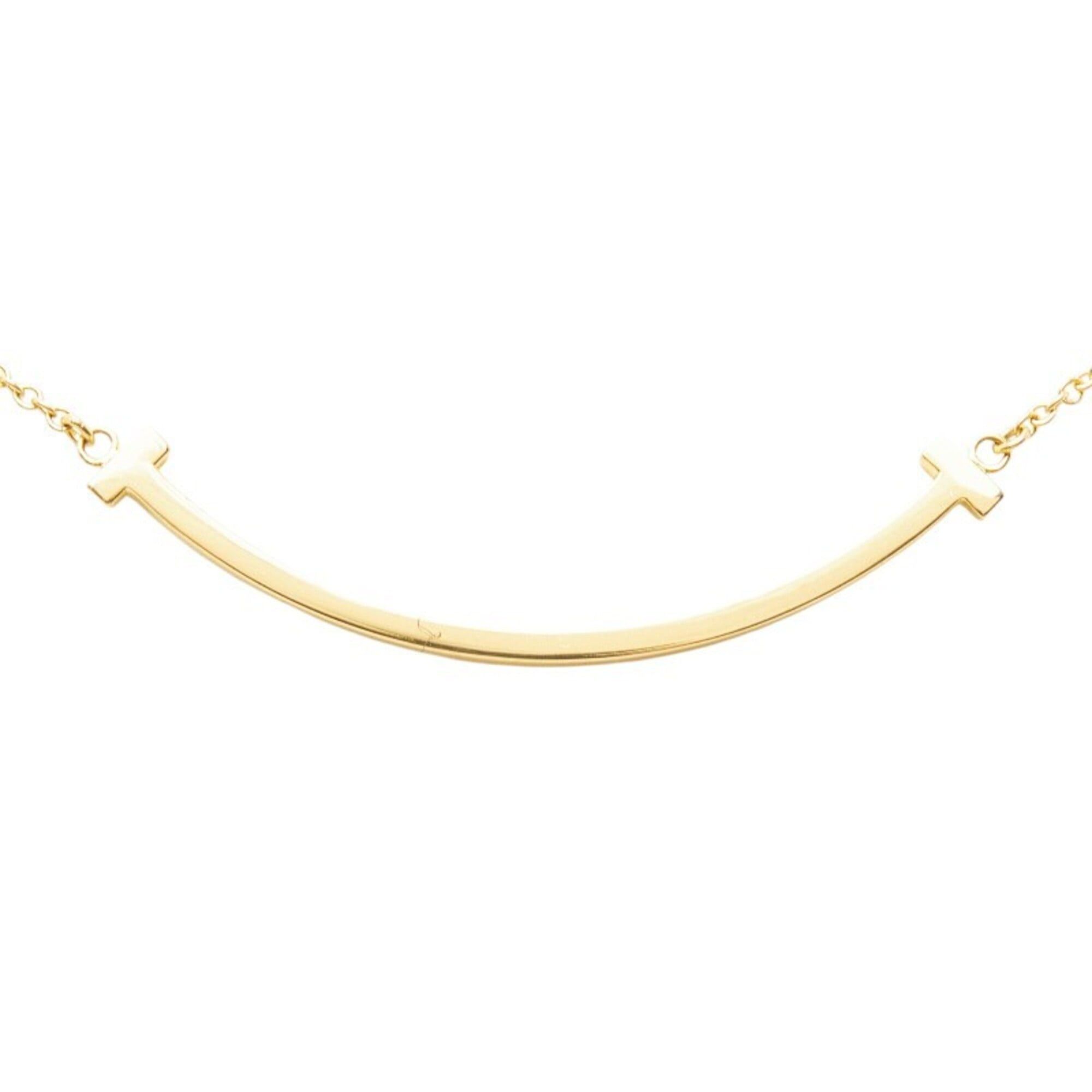 Tiffany & Co. Tiffany & Co. 60011679 Gold 18KYG Yellow T Smile Pendant Small Necklace for Women Size ONE SIZE - 3 Thumbnail