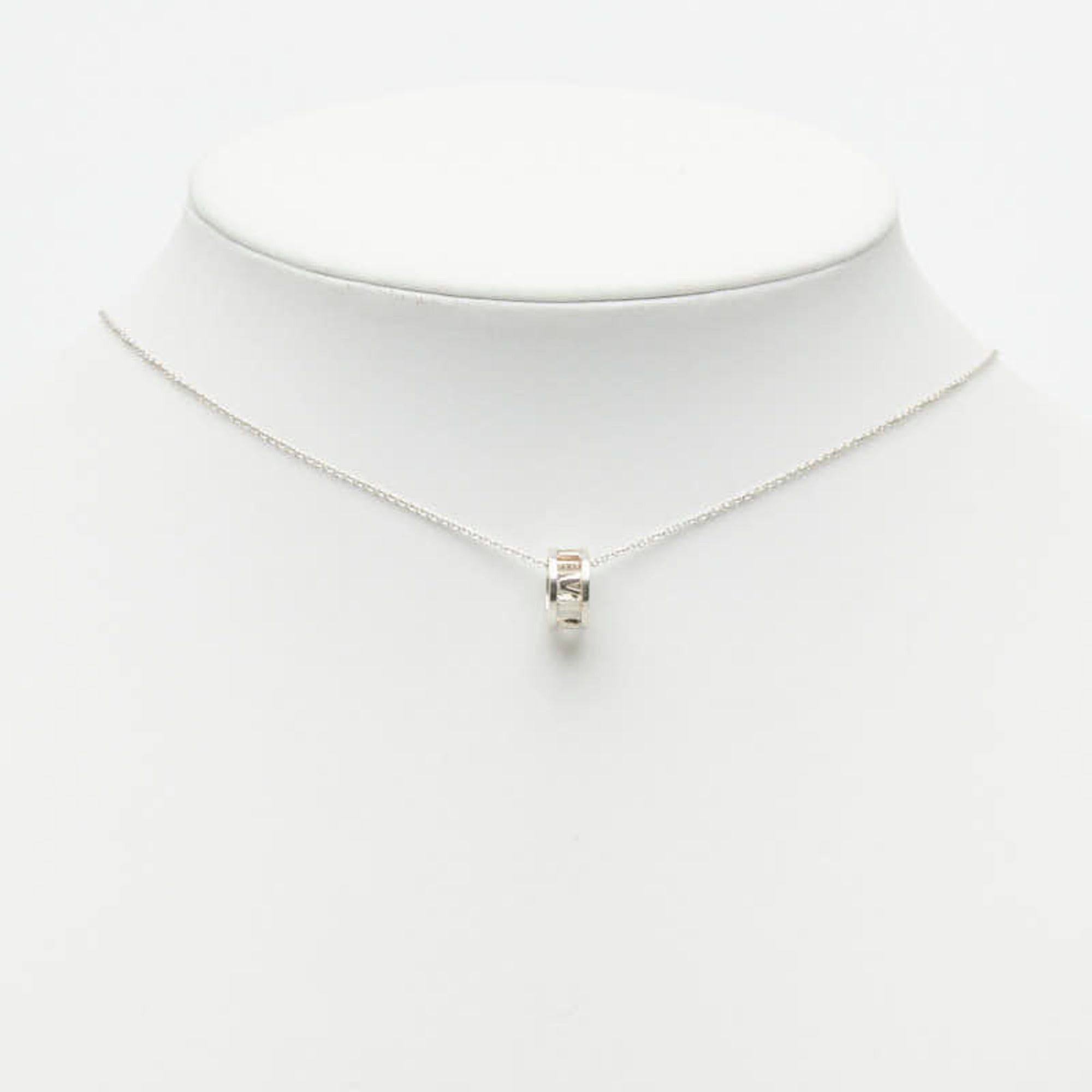 Tiffany & Co. Tiffany & Co. Atlas Ring Chain Pendant Necklace, SV925 Silver, Women's. Size ONE SIZE - 8 Thumbnail