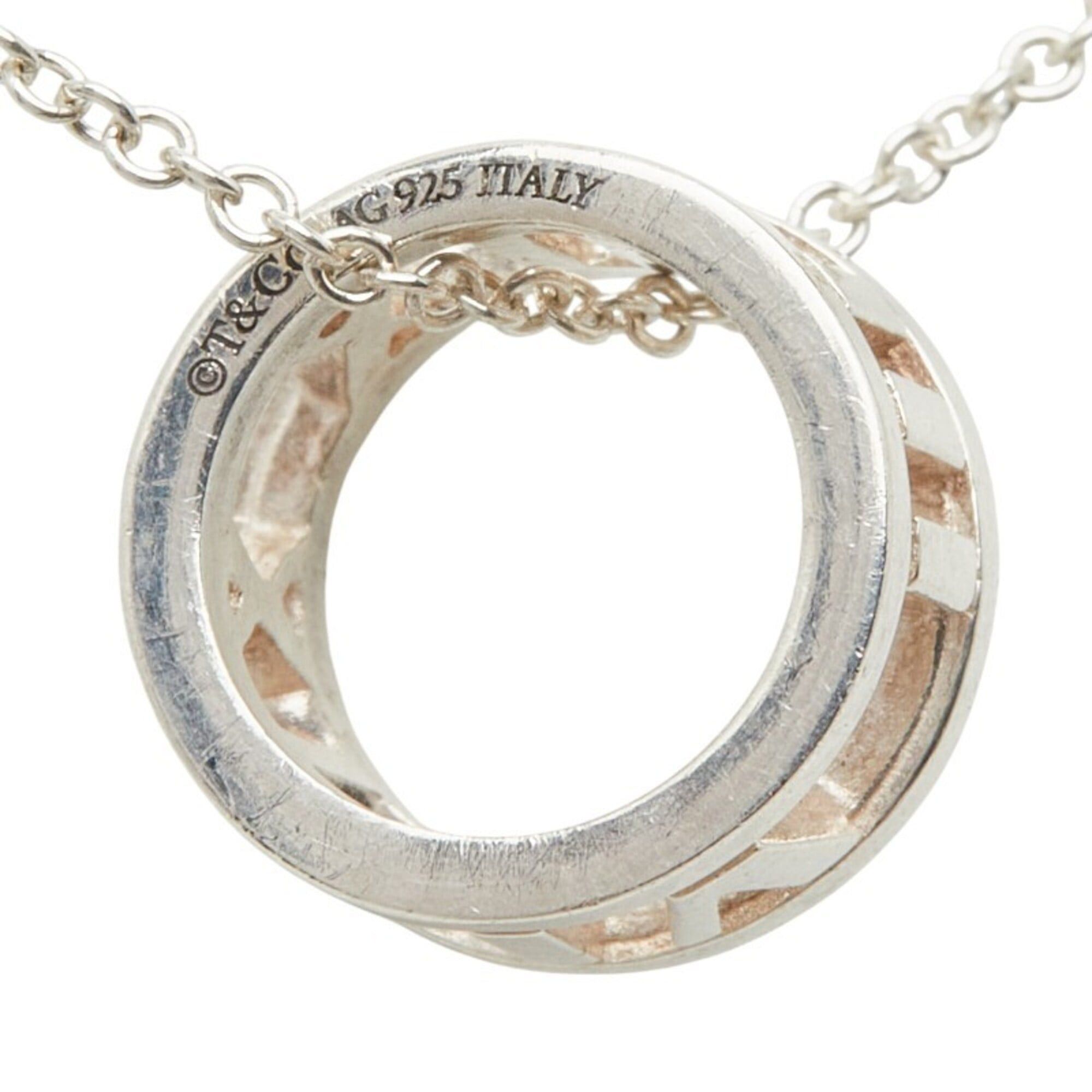 Tiffany & Co. Tiffany & Co. Atlas Ring Chain Pendant Necklace, SV925 Silver, Women's. Size ONE SIZE - 5 Thumbnail