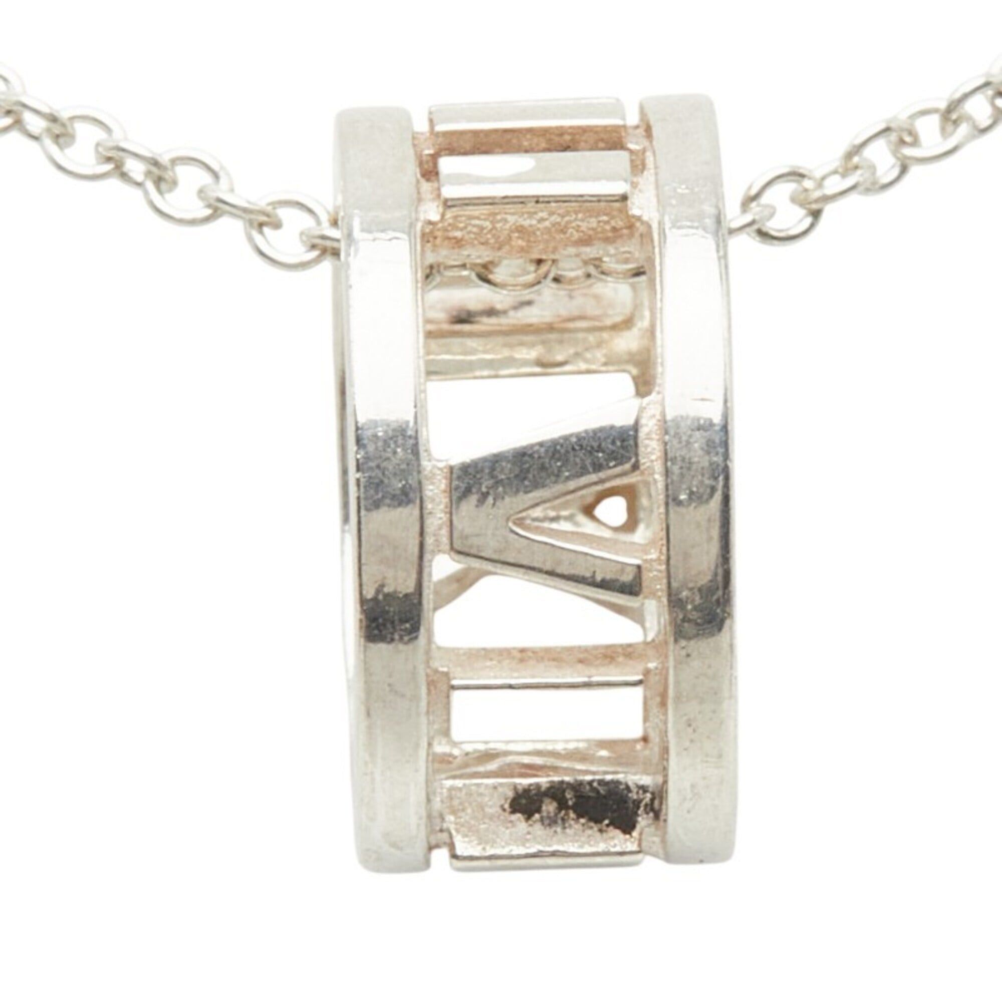 Tiffany & Co. Tiffany & Co. Atlas Ring Chain Pendant Necklace, SV925 Silver, Women's. Size ONE SIZE - 3 Thumbnail