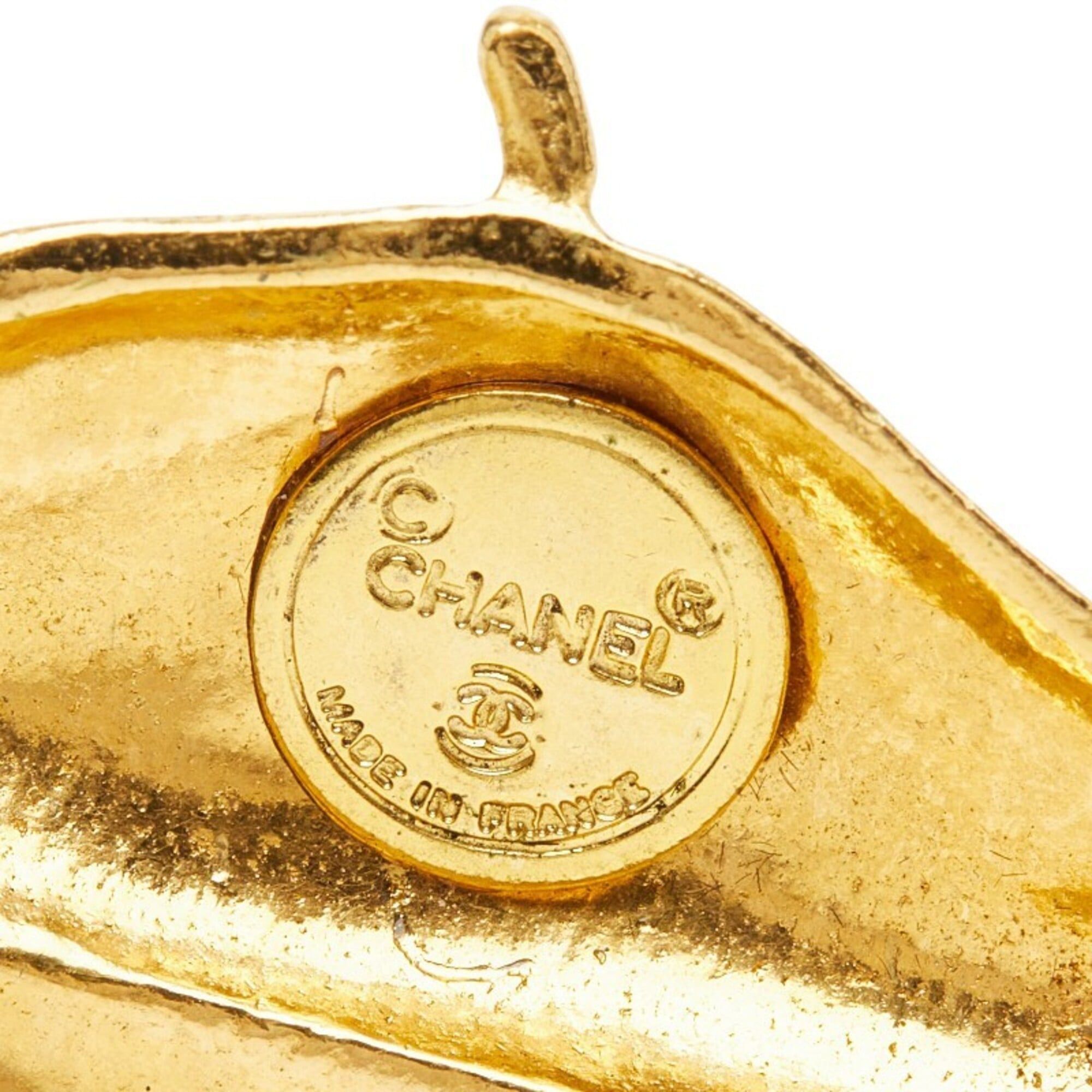 Chanel Chanel Vintage Ribbon Beret Brooch Gold Plated Women's CHANEL Size ONE SIZE - 5 Thumbnail