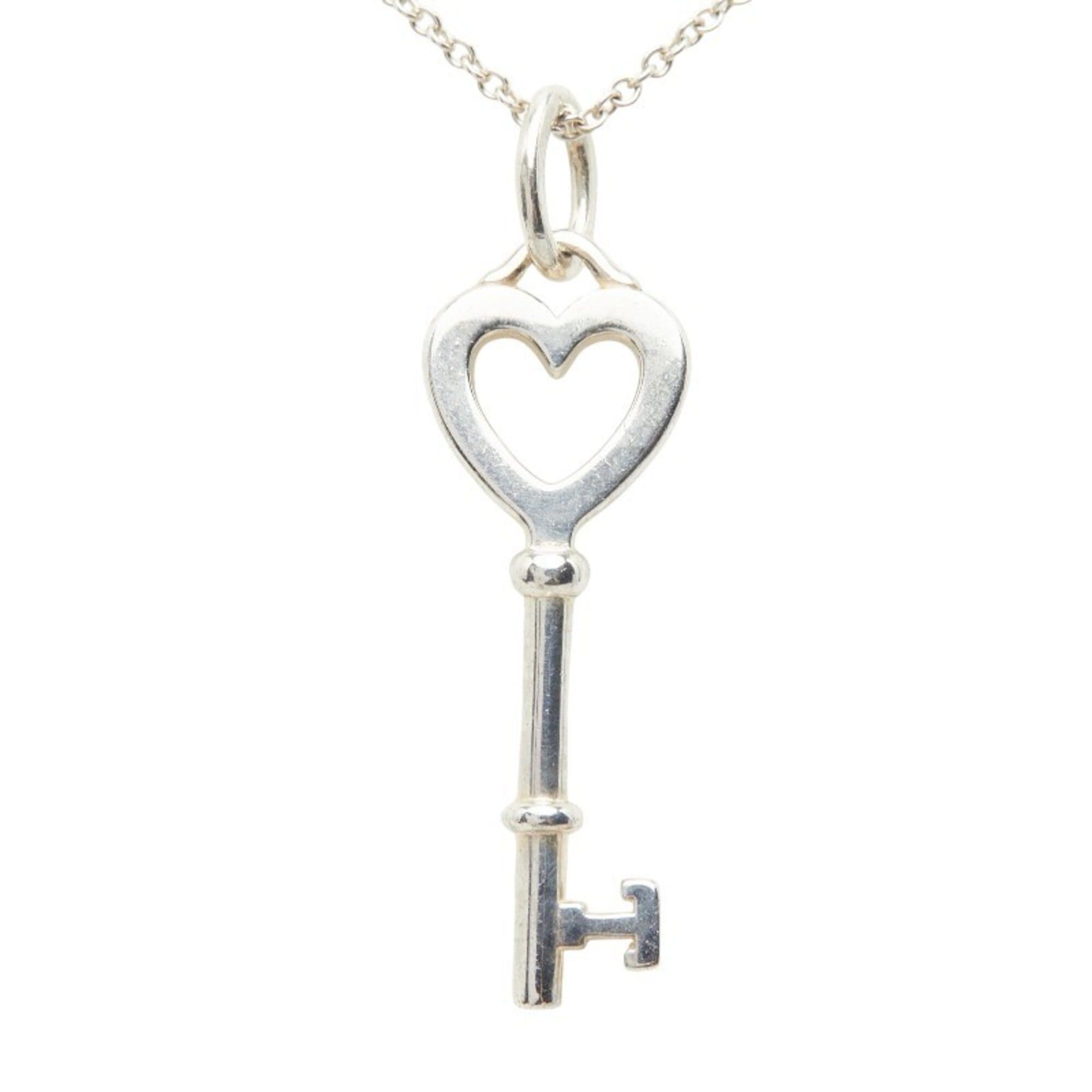 Tiffany & Co. Tiffany & Co. Heart Key Chain Pendant Necklace, SV925 Silver, Women's. Size ONE SIZE - 3 Thumbnail