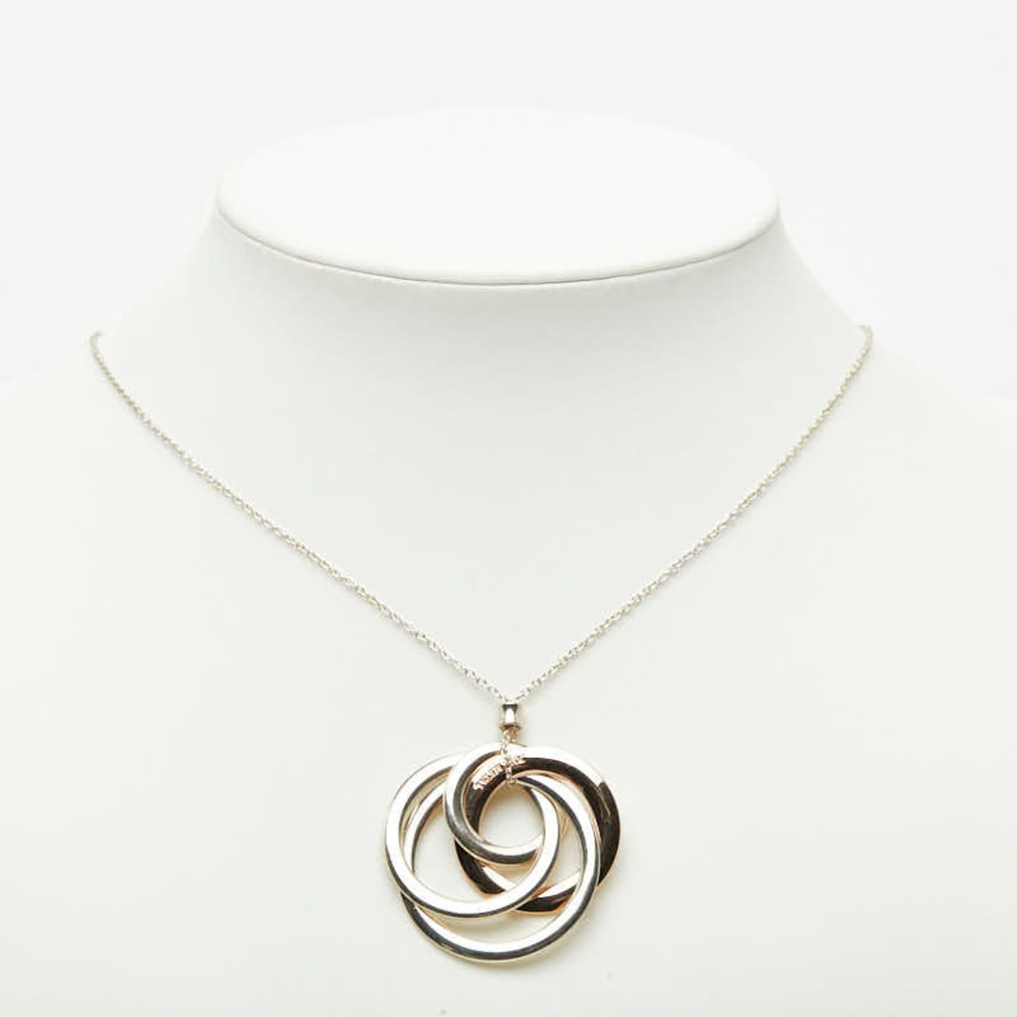Tiffany & Co. Tiffany & Co. 1837 Interlocking Circle Necklace, SV925 Silver Metal, Women's. Size ONE SIZE - 11 Thumbnail