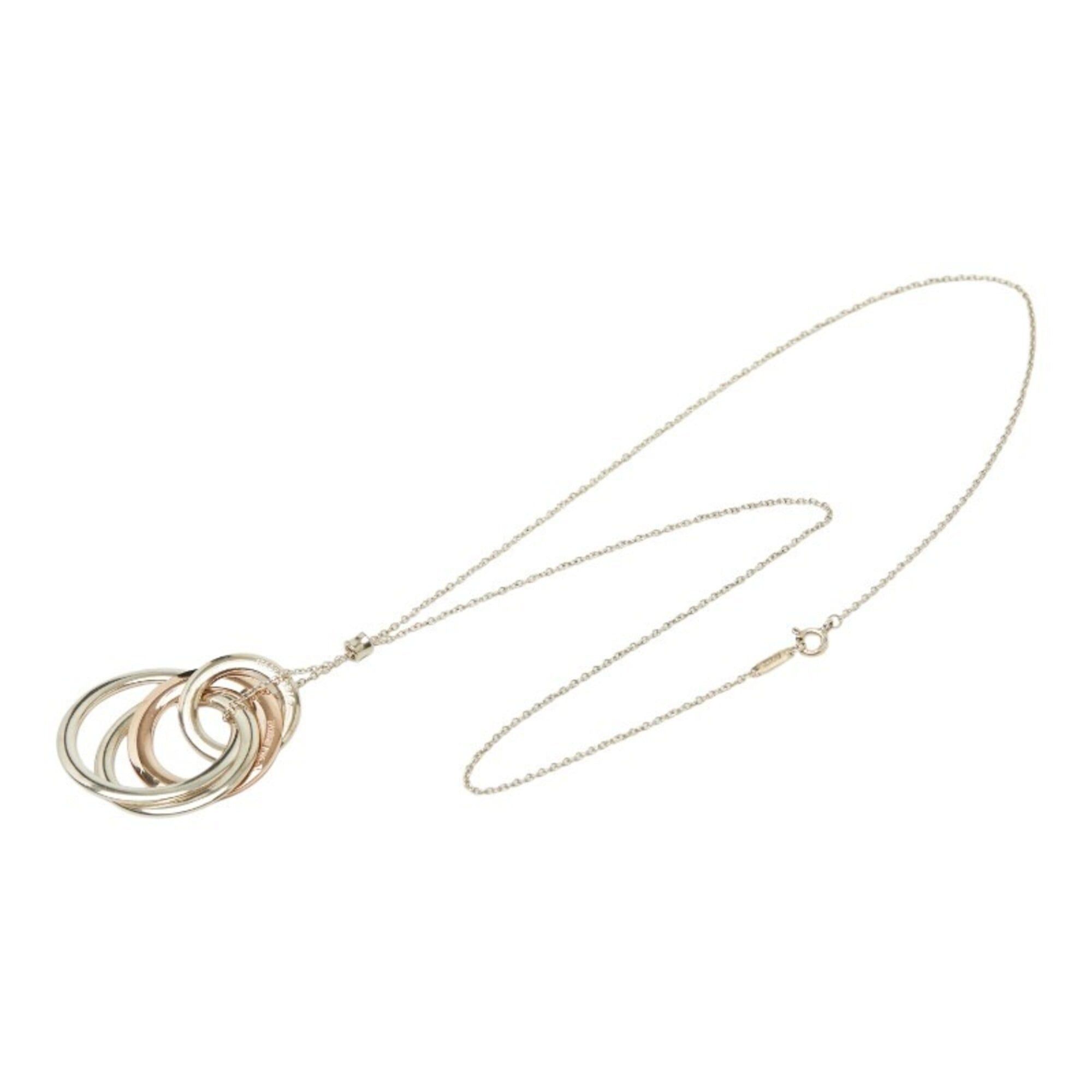 Tiffany & Co. Tiffany & Co. 1837 Interlocking Circle Necklace, SV925 Silver Metal, Women's. Size ONE SIZE - 3 Thumbnail