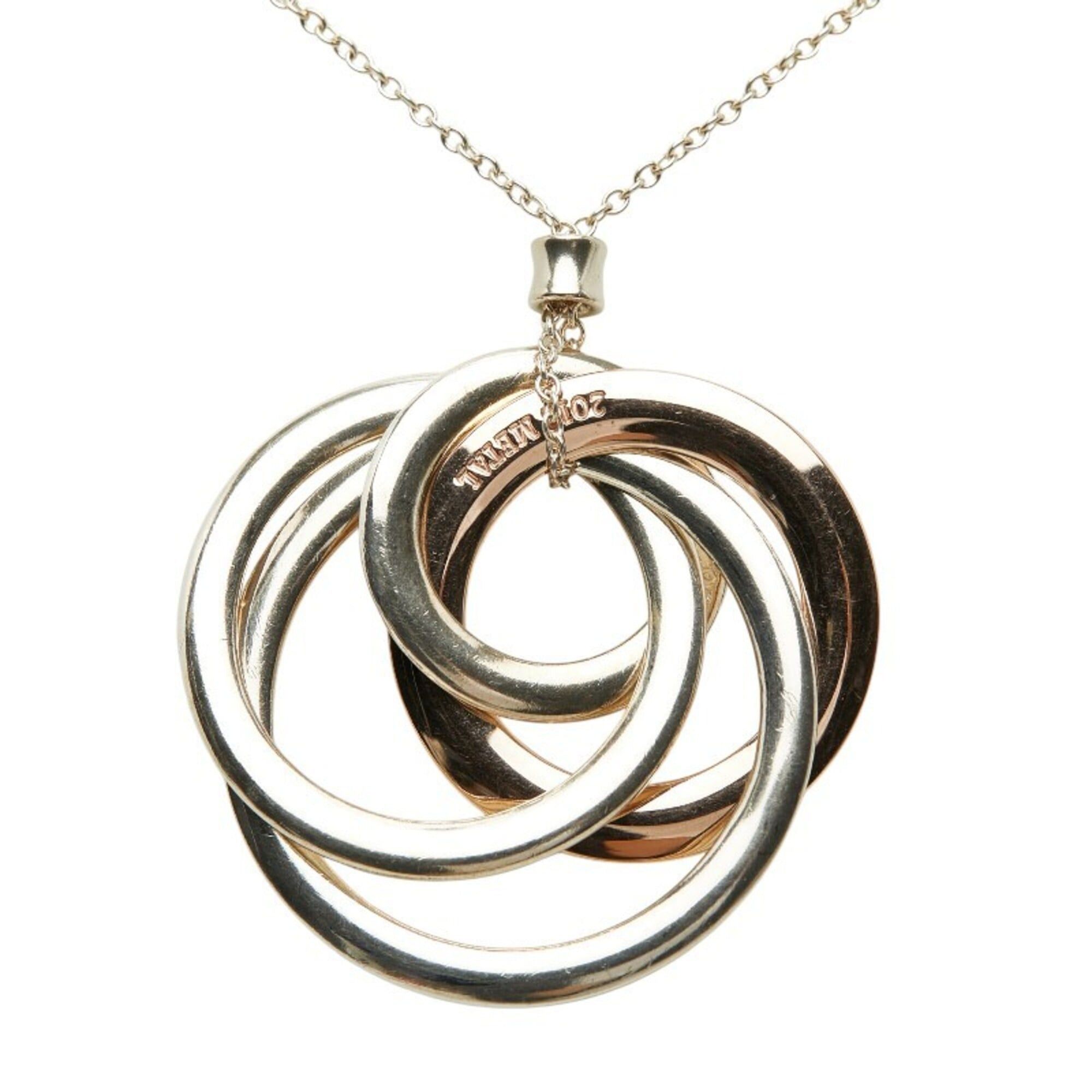 Tiffany & Co. Tiffany & Co. 1837 Interlocking Circle Necklace, SV925 Silver Metal, Women's. Size ONE SIZE - 2 Thumbnail
