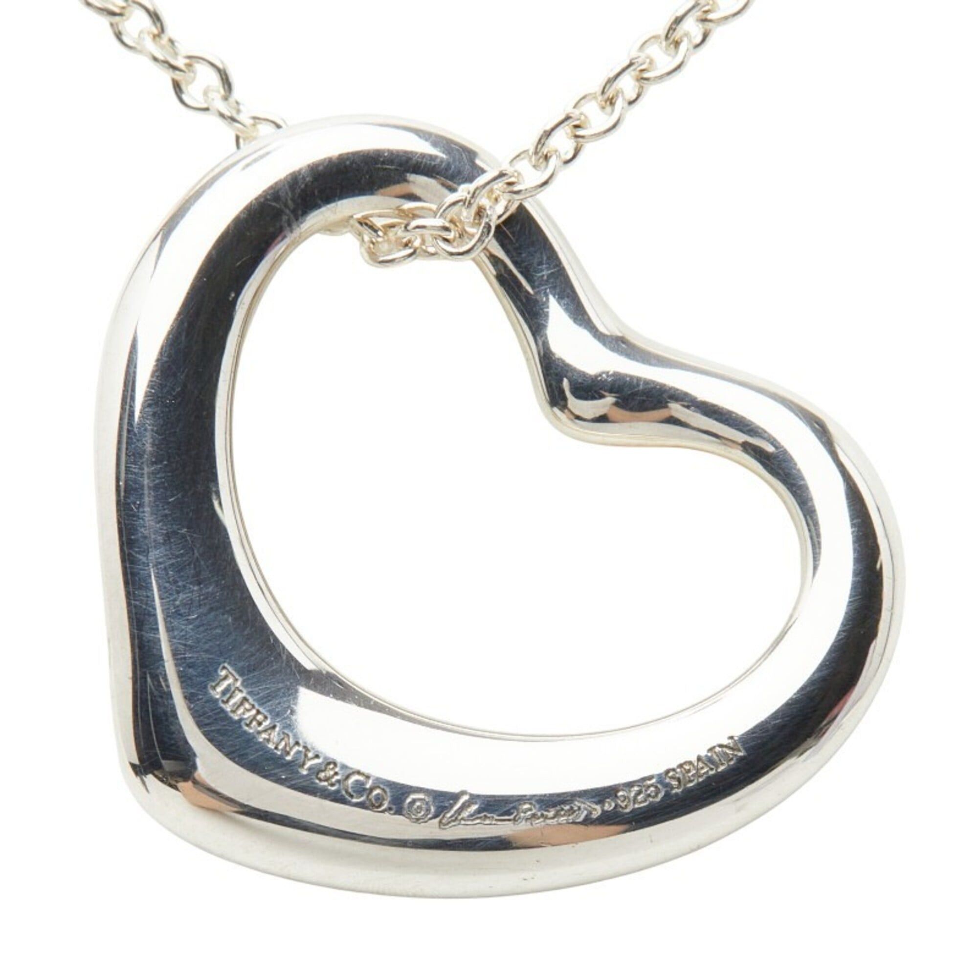 Tiffany & Co. Tiffany & Co. Open Heart Necklace, SV925 Silver, Women's. Size ONE SIZE - 3 Thumbnail