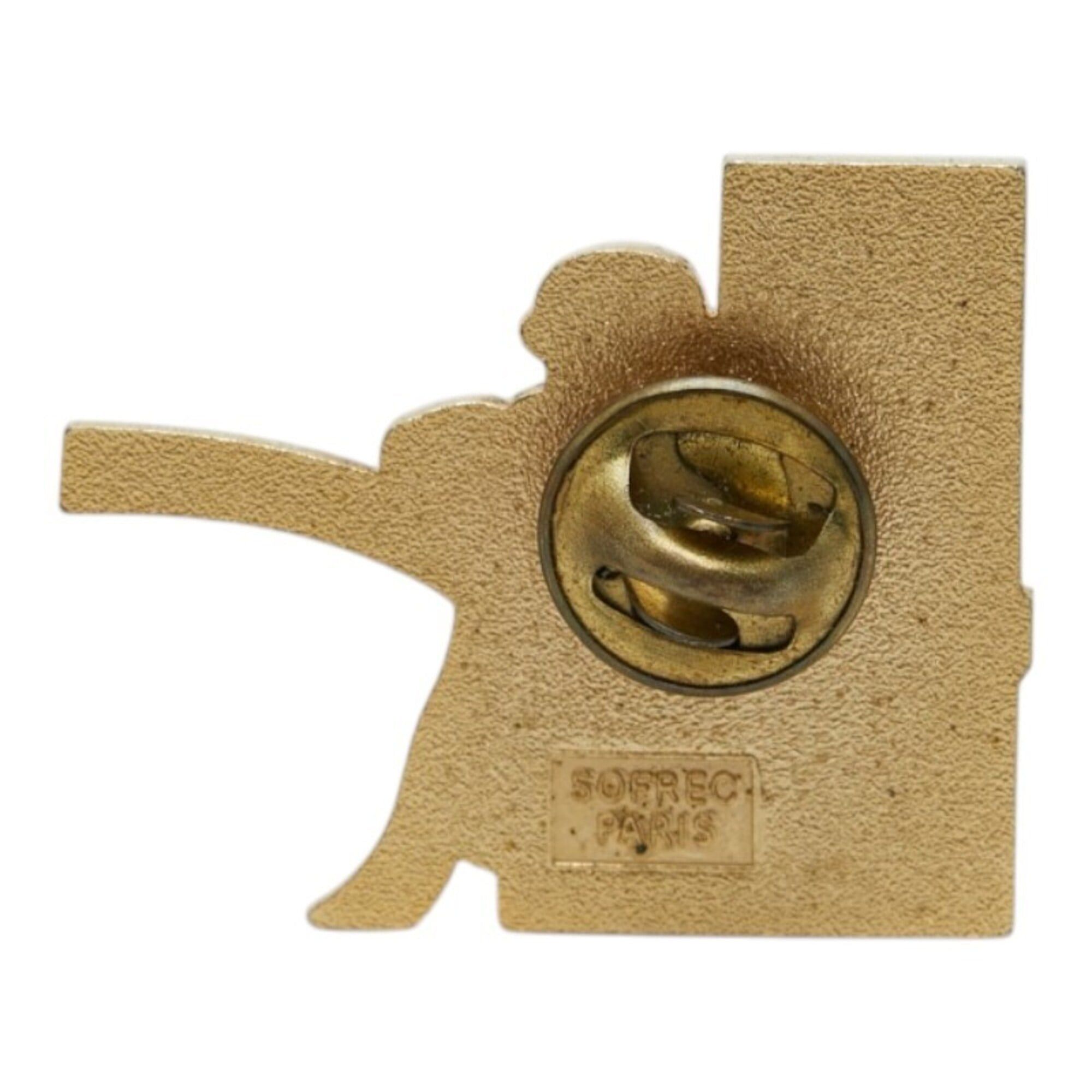 Hermes Hermes Ribbon Eau de Cologne Perfume French Pins Pin Brooch Orange Green Plated Enamel Women's HERMES Size ONE SIZE - 2 Thumbnail