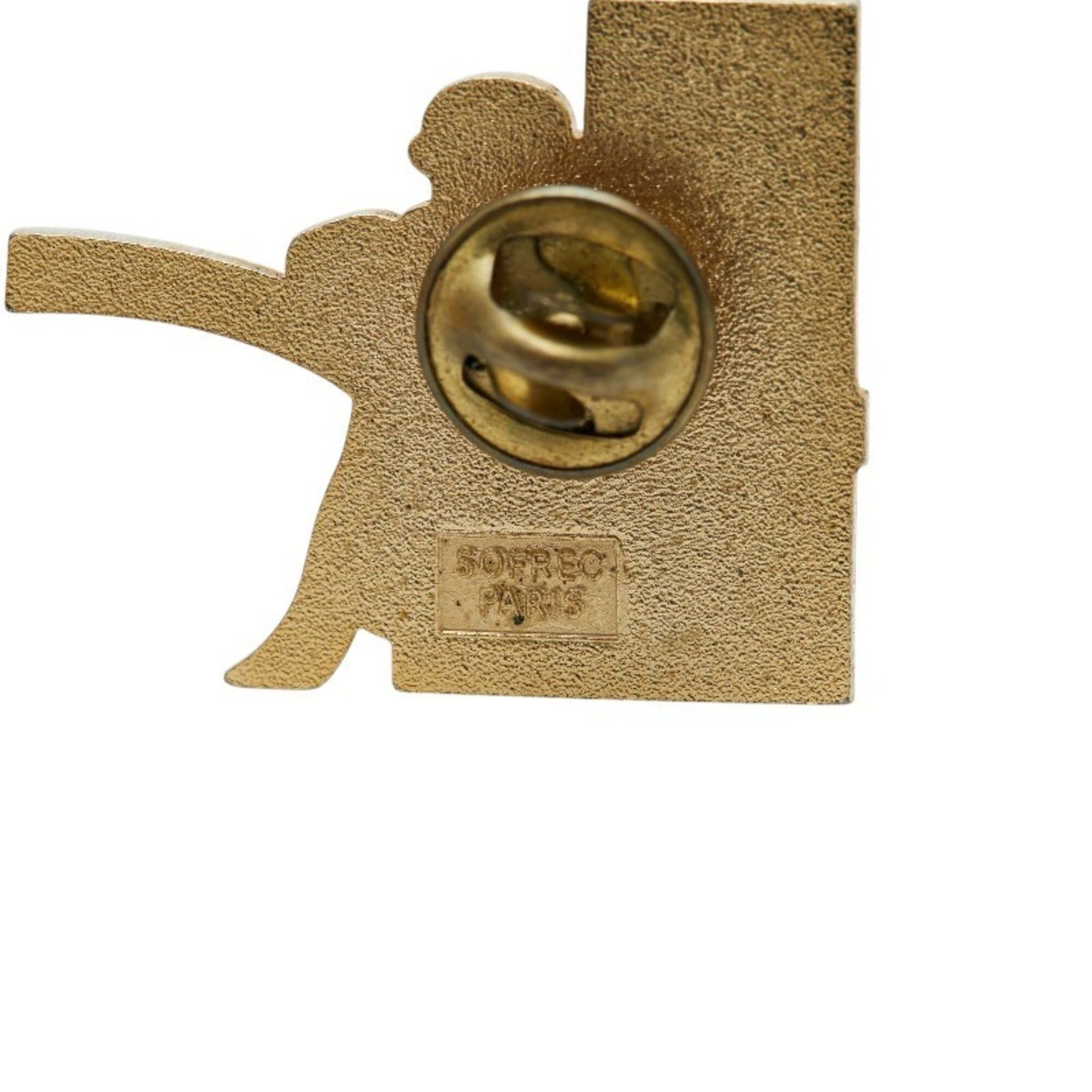 Hermes Hermes Ribbon Eau de Cologne Perfume French Pins Pin Brooch Orange Green Plated Enamel Women's HERMES Size ONE SIZE - 3 Thumbnail