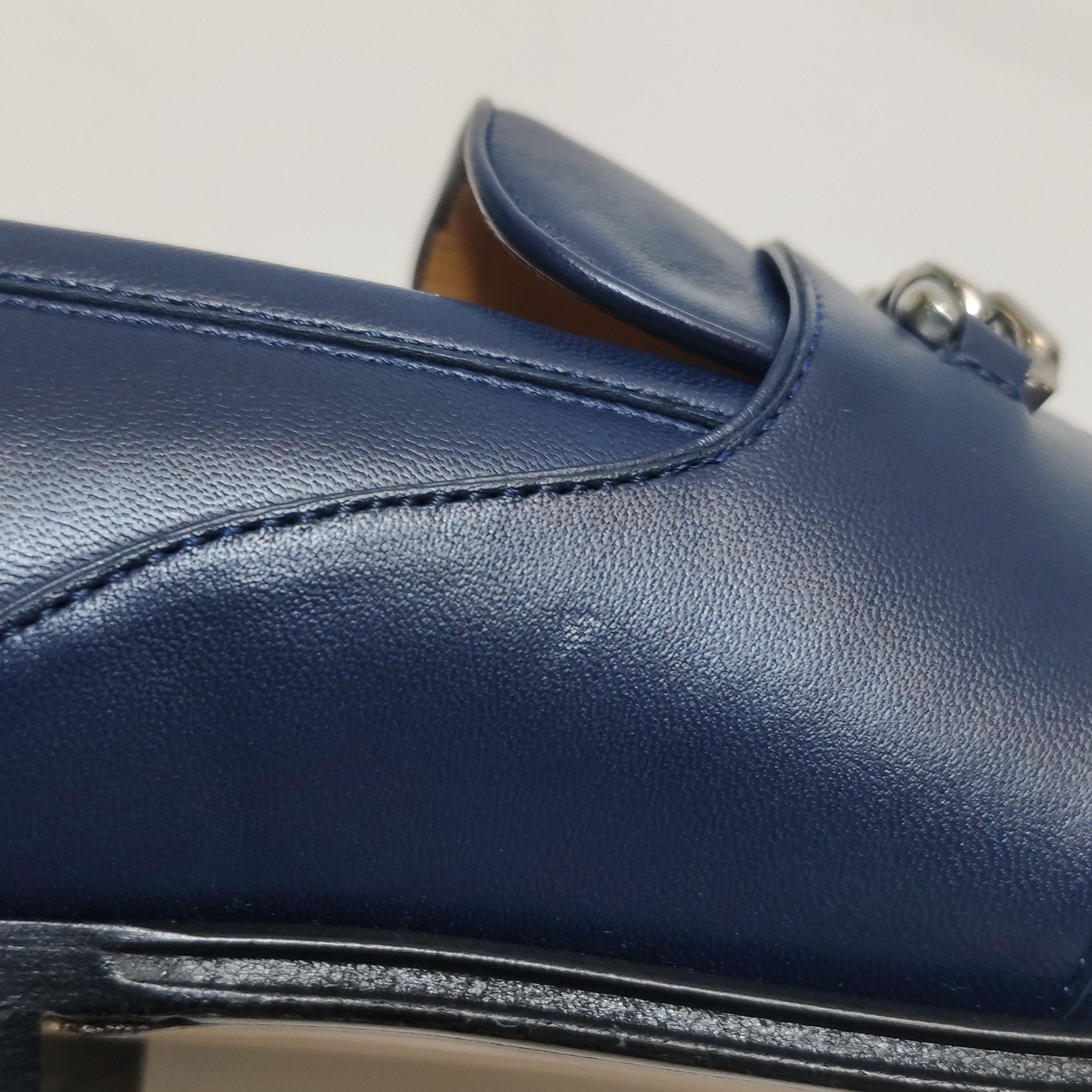 Gucci Gucci Interlocking G Chain Leather Loafers EU 42 Size US 9 / EU 42 - 8 Thumbnail