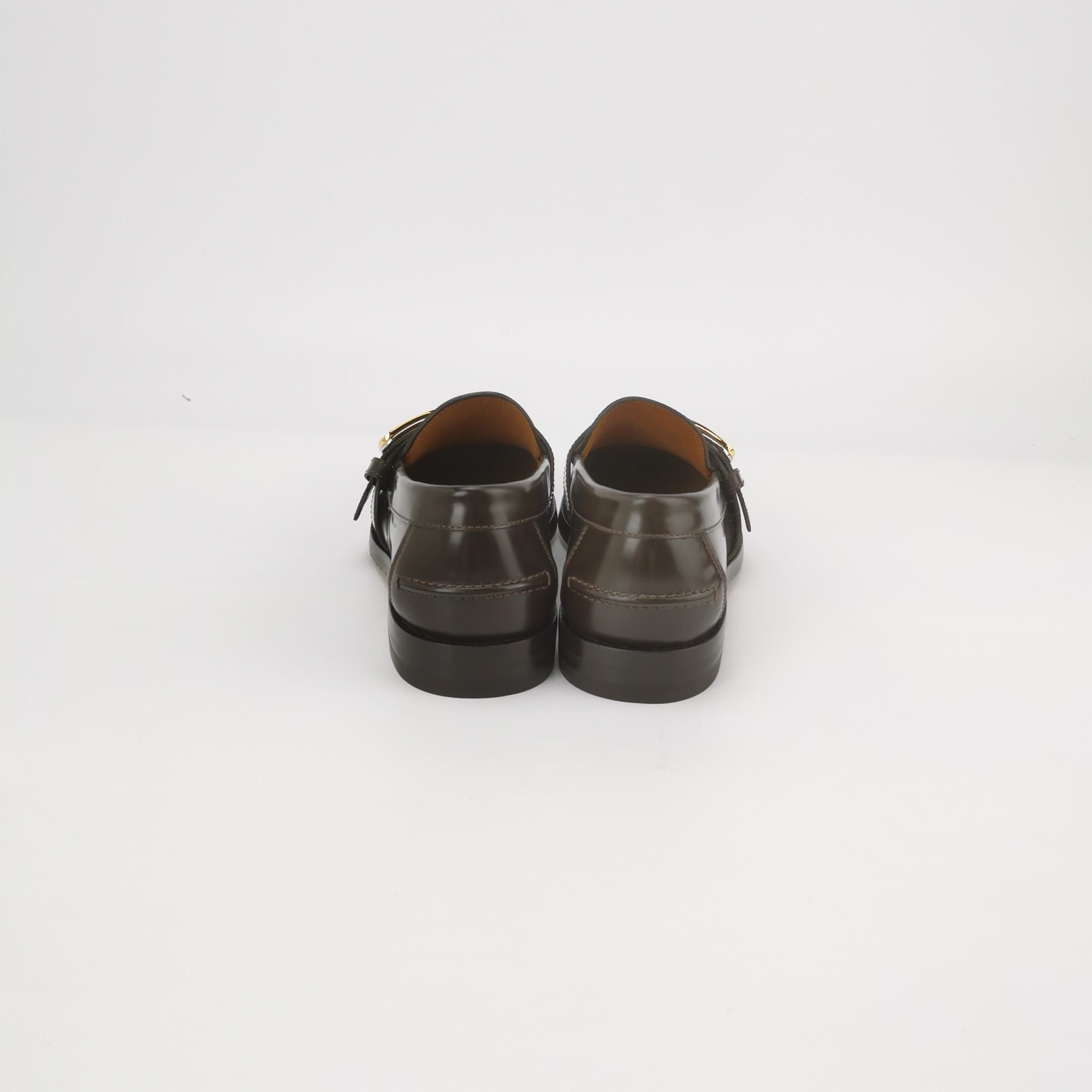 Gucci Gucci Leather Interlocking G Loafers 5.5 Size US 6 / EU 39 - 5 Thumbnail