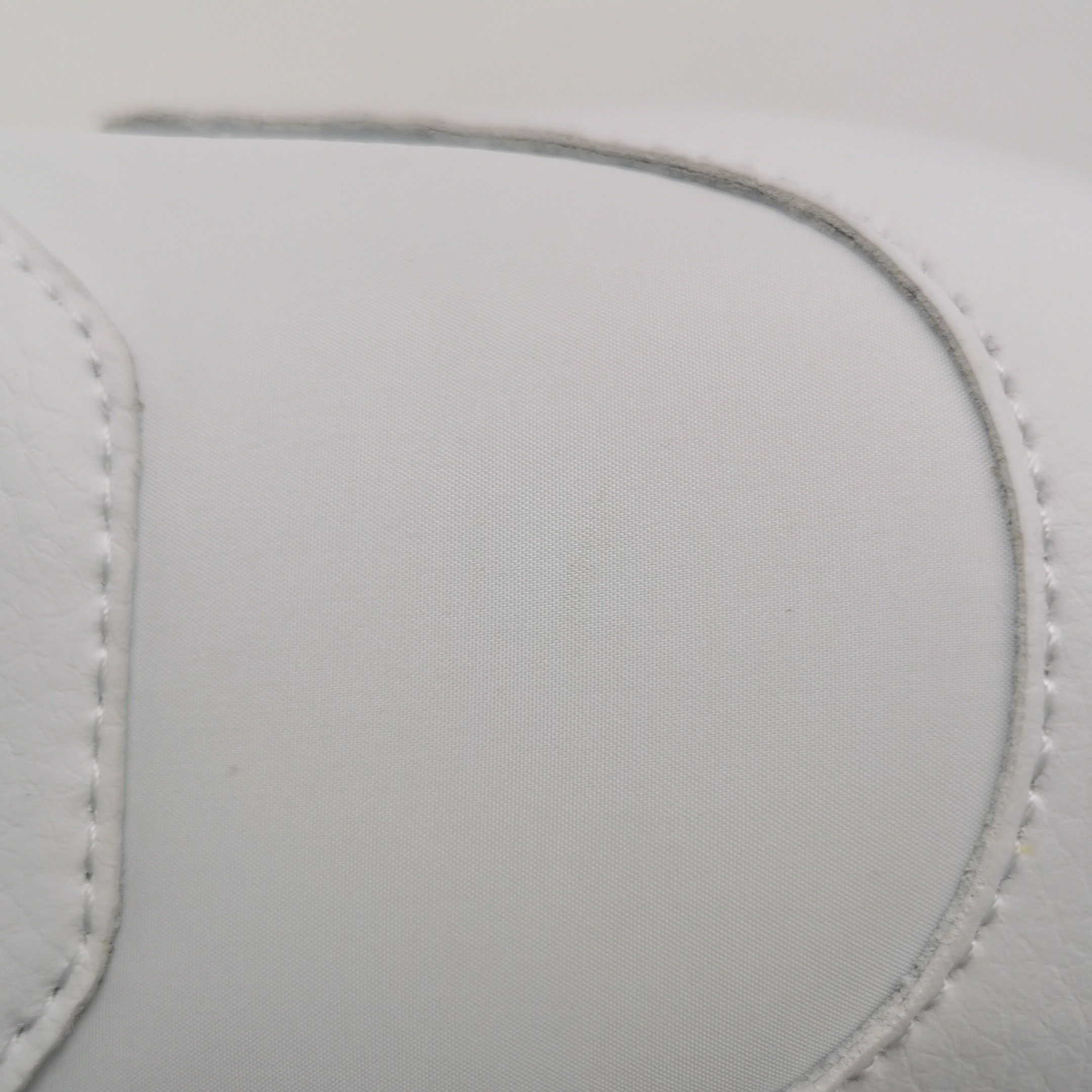 Emporio Armani Emporio Armani White Leather & Nylon Low-Top Sneakers 39 Size US 6 / EU 39 - 9 Thumbnail