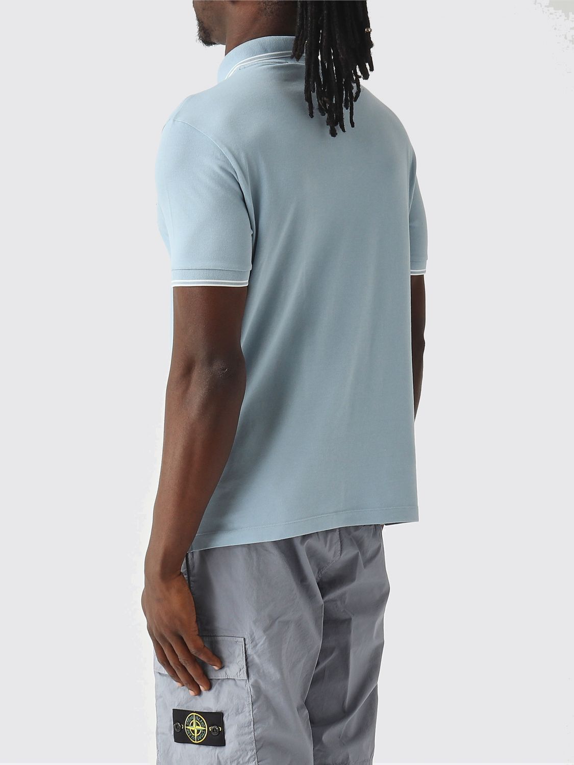 Stone Island Stone Island Polo Shirt Men Sky Blue Size US M / EU 48-50 / 2 - 4 Thumbnail