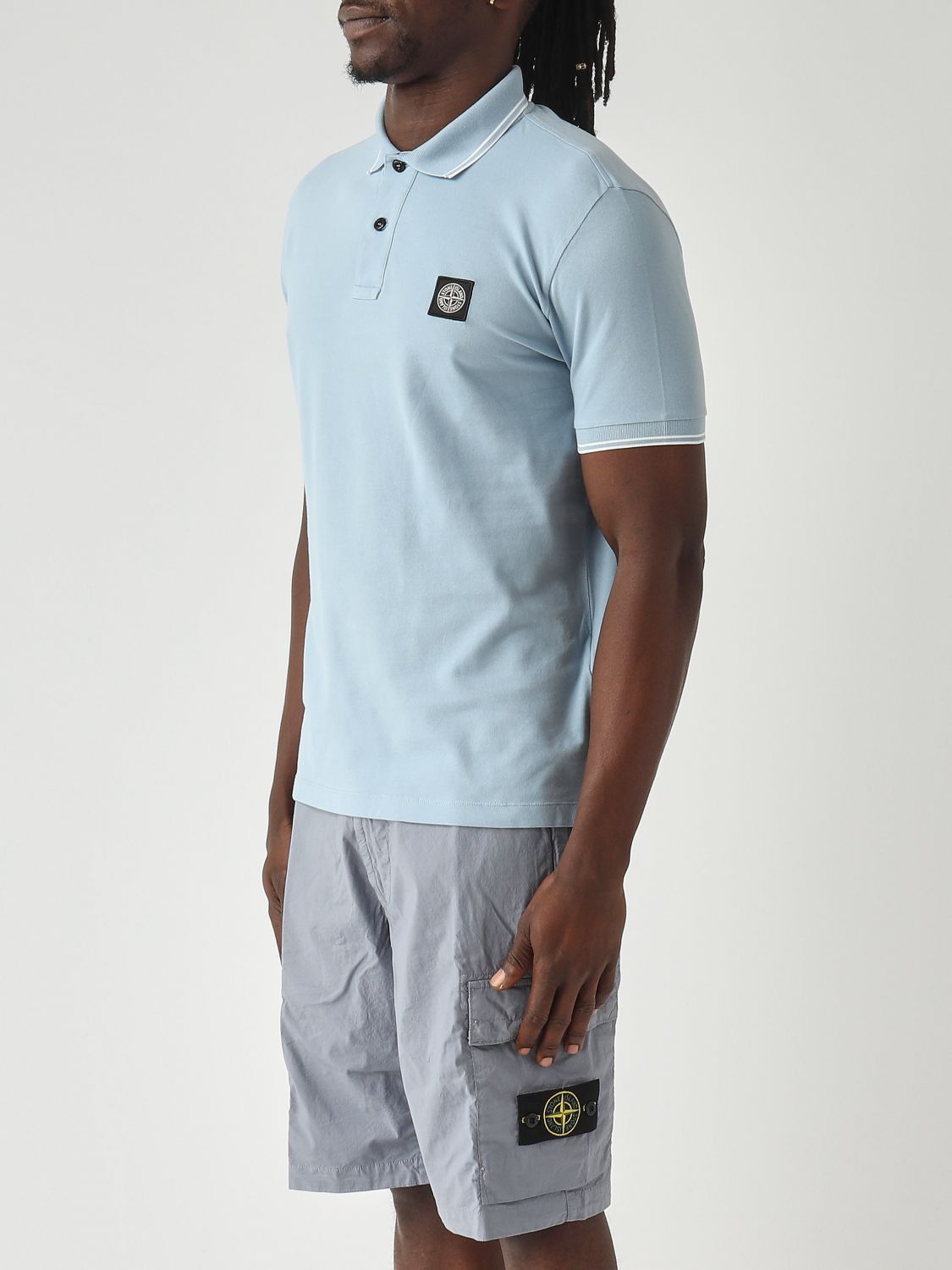 Stone Island Stone Island Polo Shirt Men Sky Blue Size US S / EU 44-46 / 1 - 3 Thumbnail
