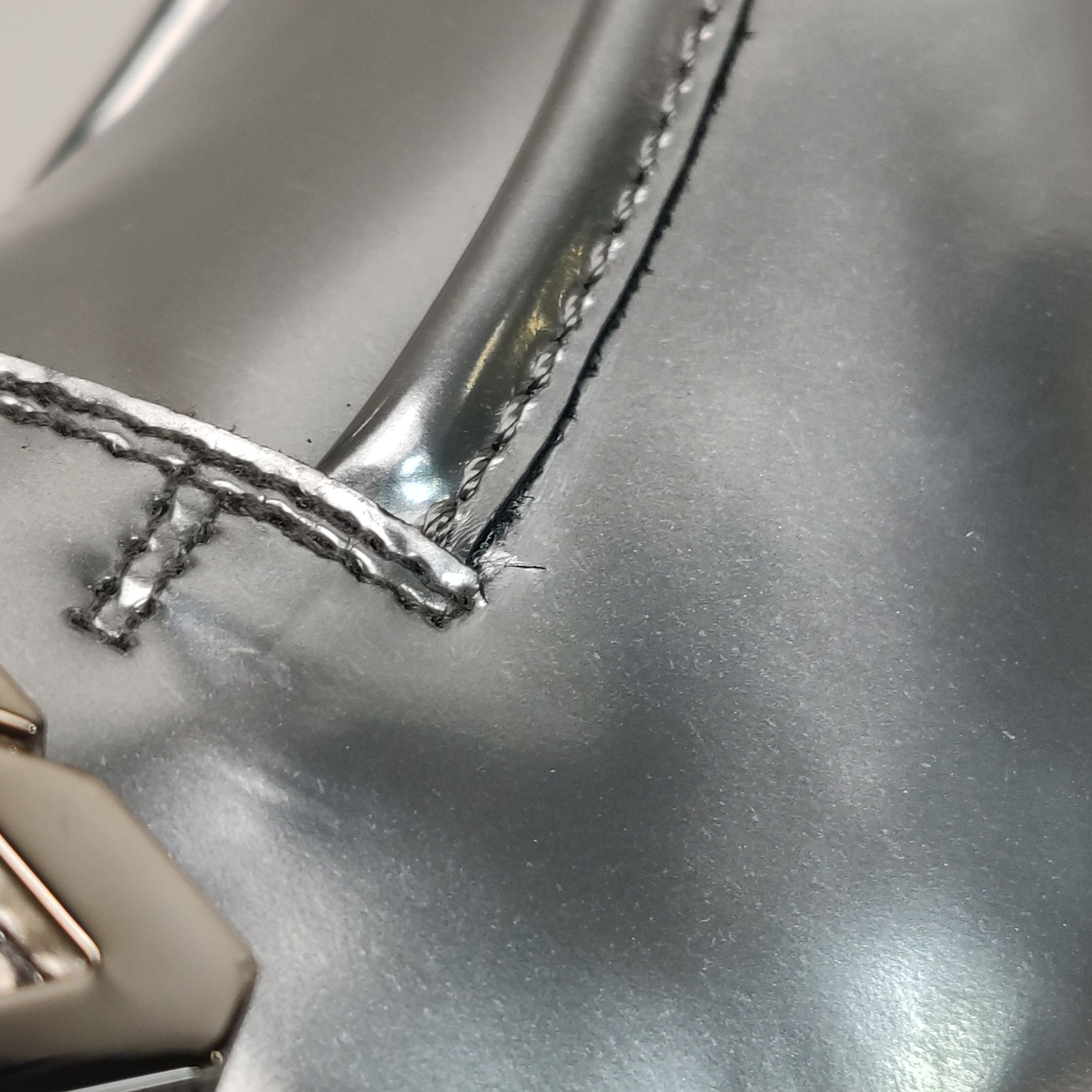 Christian Louboutin Christian Louboutin Silver Metallic Spike Boots EU 39.5 Size US 6 / EU 39 - 9 Thumbnail