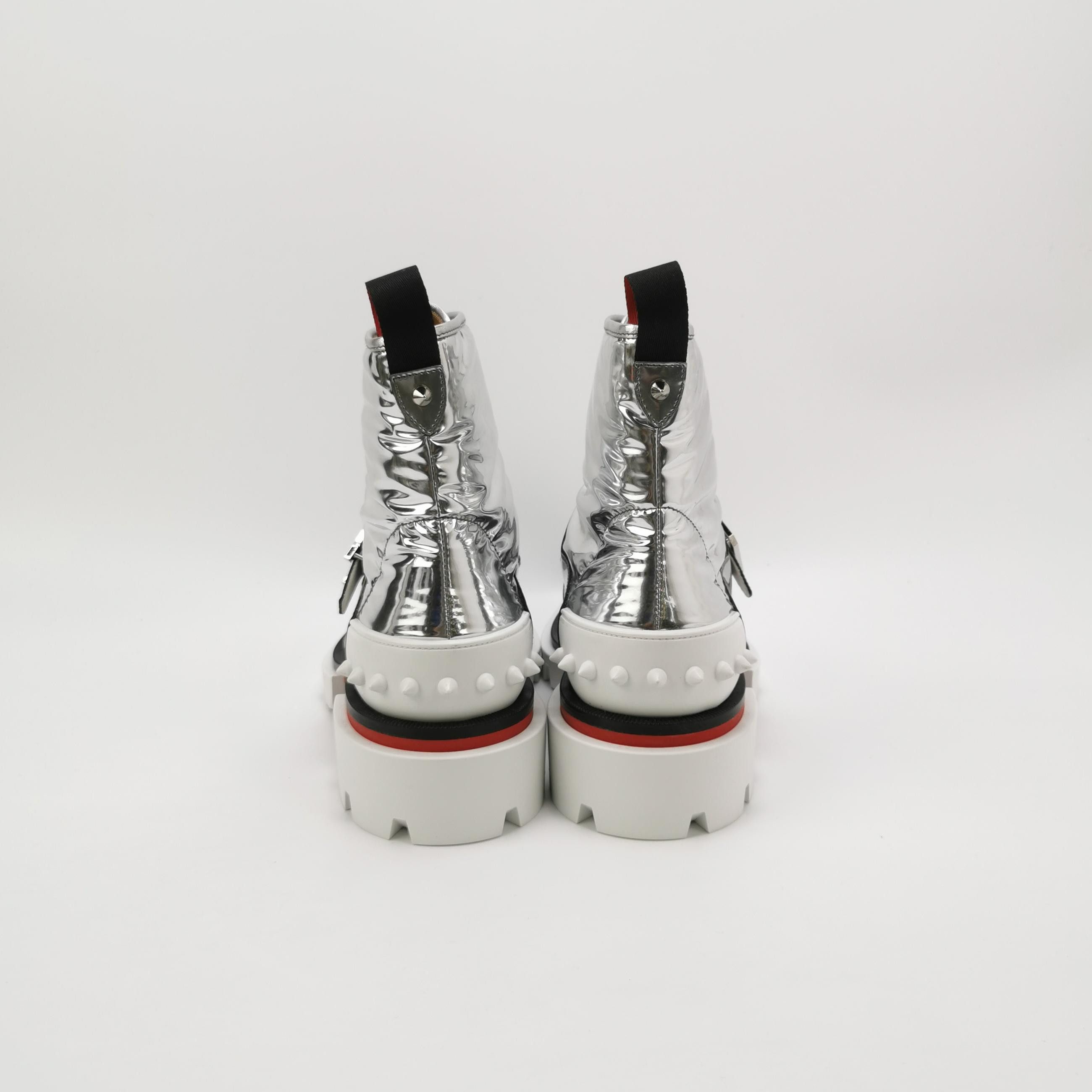 Christian Louboutin Christian Louboutin Metallic Spiked Buckle Boots 41 Size US 8 / EU 41 - 5 Thumbnail