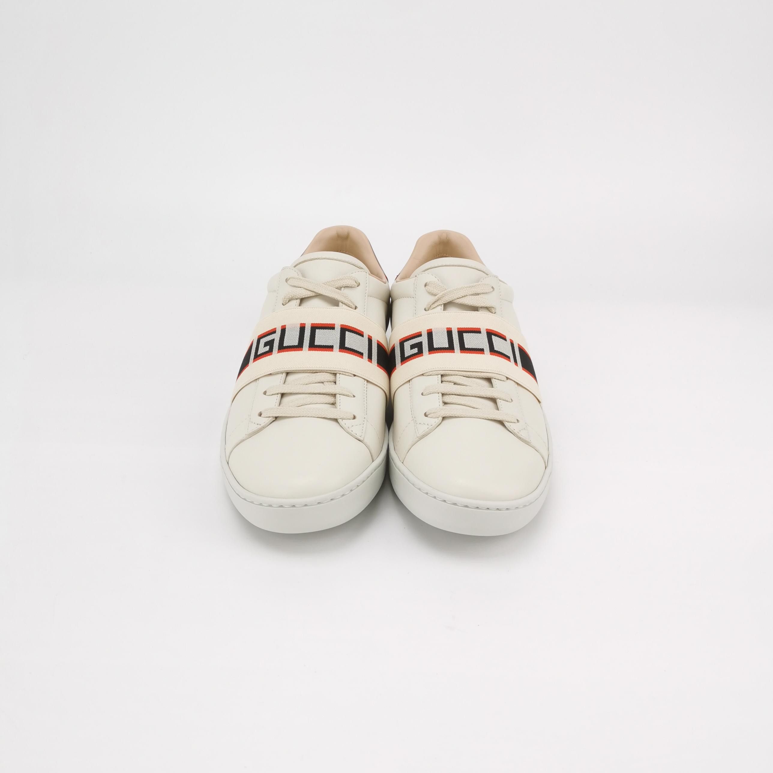 Gucci Gucci Elastic Logo Ace Sneakers 39.5 Size US 6 / EU 39 - 4 Thumbnail