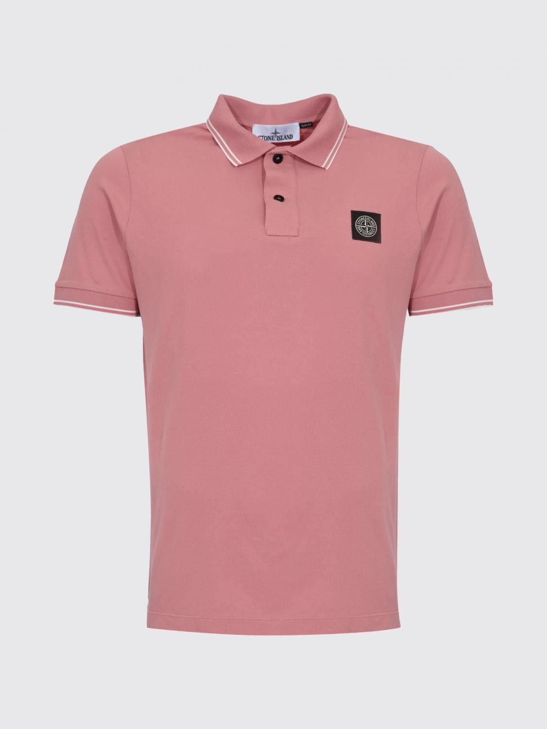 Stone Island Stone Island Polo Shirt Men Pink Size US L / EU 52-54 / 3 - 2 Thumbnail