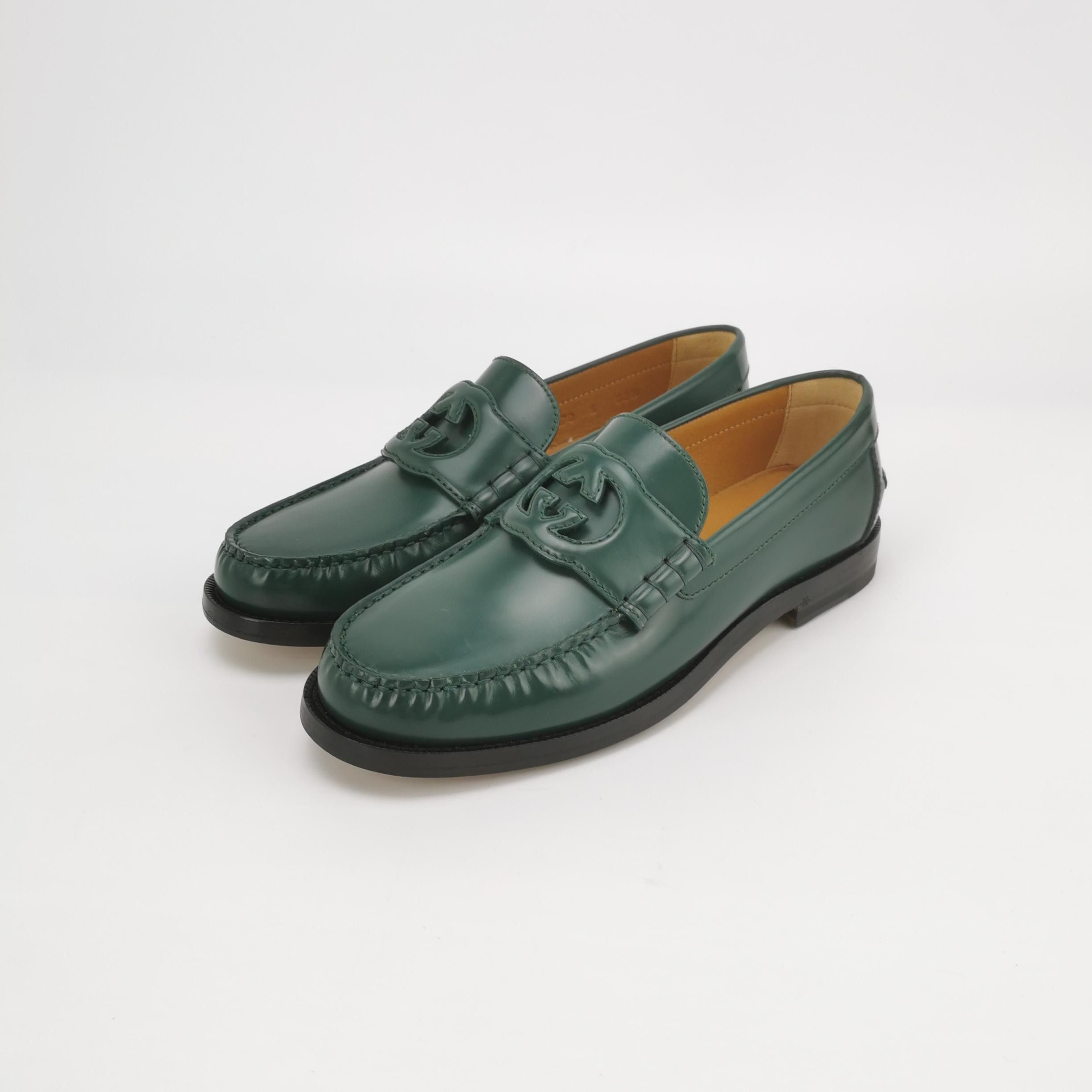 Gucci Gucci Interlocking G Leather Loafers EU 40 Size US 7 / EU 40 - 3 Thumbnail