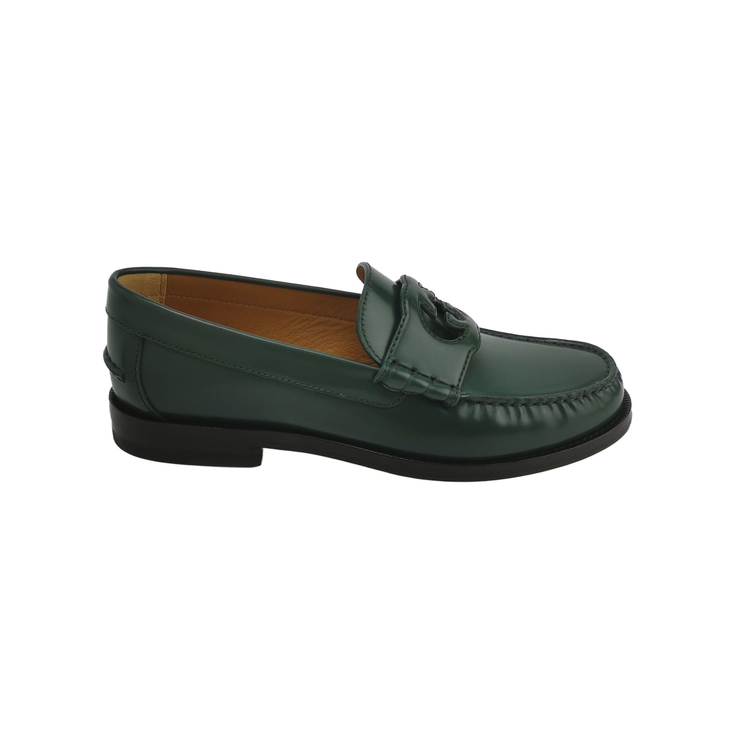 Gucci Gucci Interlocking G Leather Loafers EU 40 Size US 7 / EU 40 - 2 Thumbnail