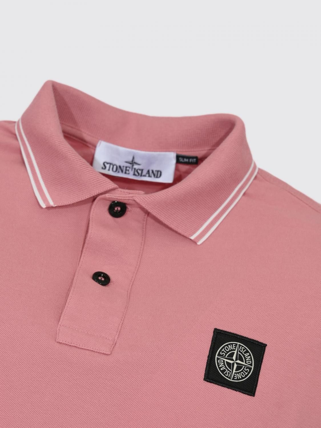Stone Island Stone Island Polo Shirt Men Pink Size US XL / EU 56 / 4 - 4 Thumbnail