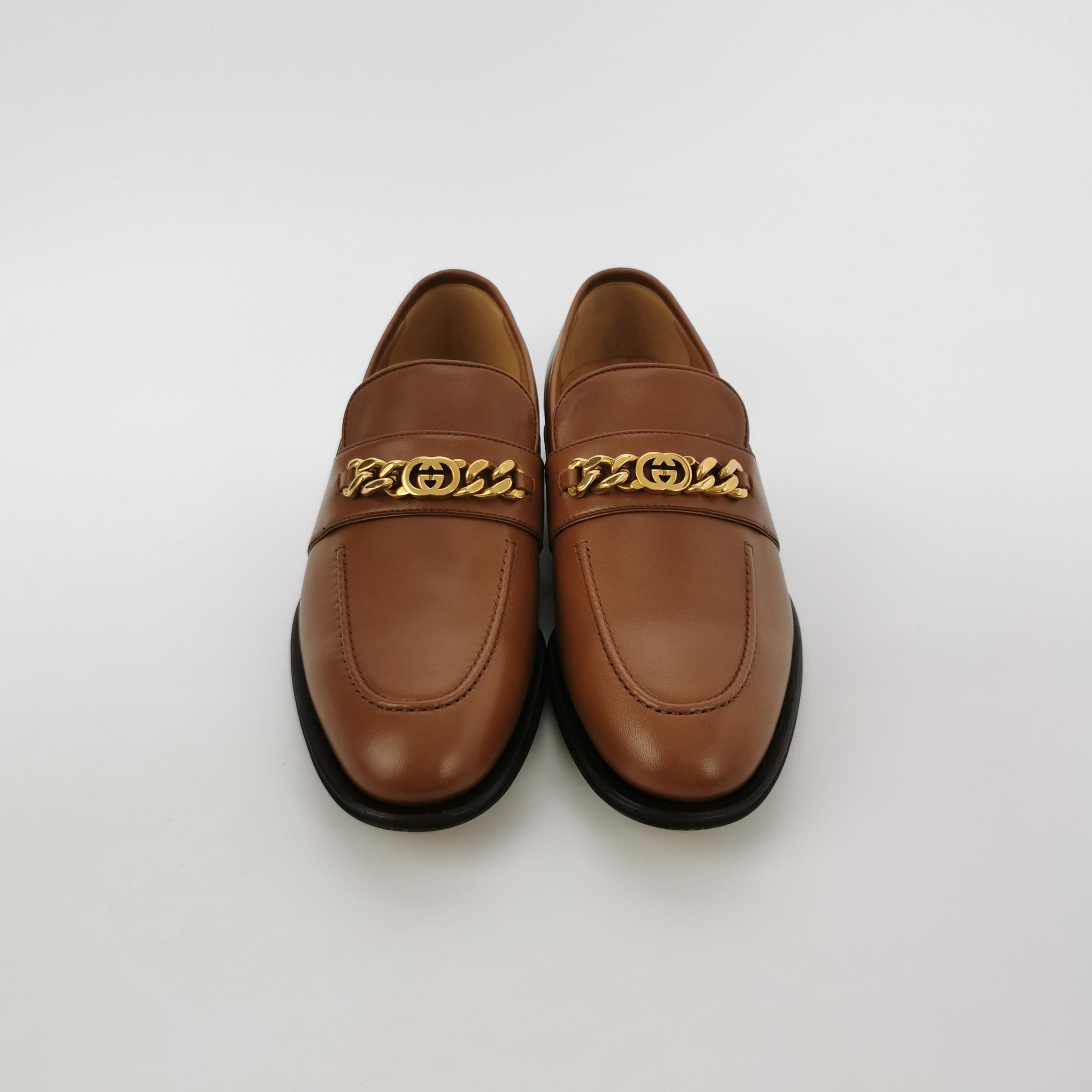 Gucci Gucci Interlocking G Chain Loafers Size 6.5 Size US 7 / EU 40 - 4 Thumbnail