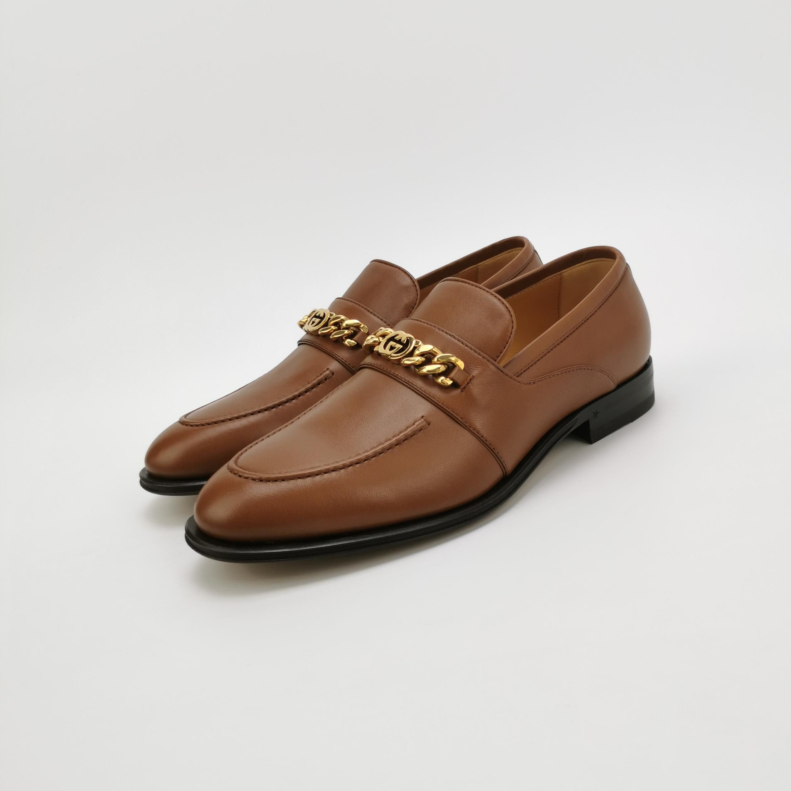 Gucci Gucci Interlocking G Chain Loafers Size 6.5 Size US 7 / EU 40 - 3 Thumbnail