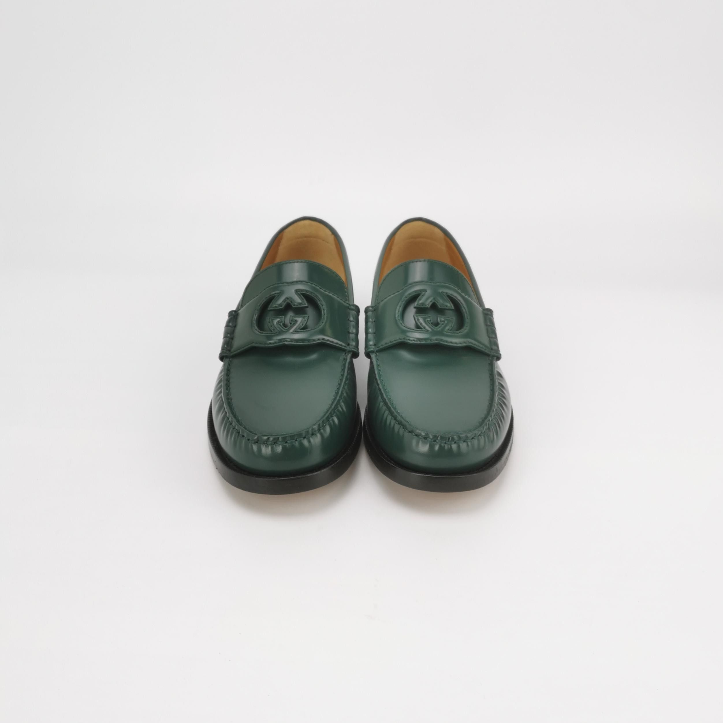Gucci Gucci Green Interlocking G Loafers 40 Size US 7 / EU 40 - 4 Thumbnail