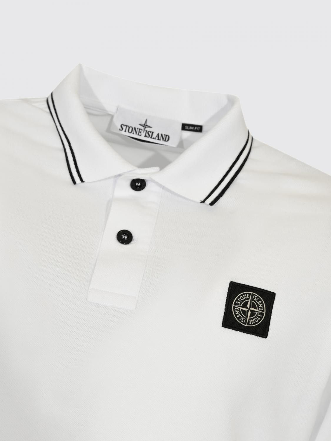 Stone Island Stone Island Polo Shirt Men White Size US XS / EU 42 / 0 - 4 Thumbnail