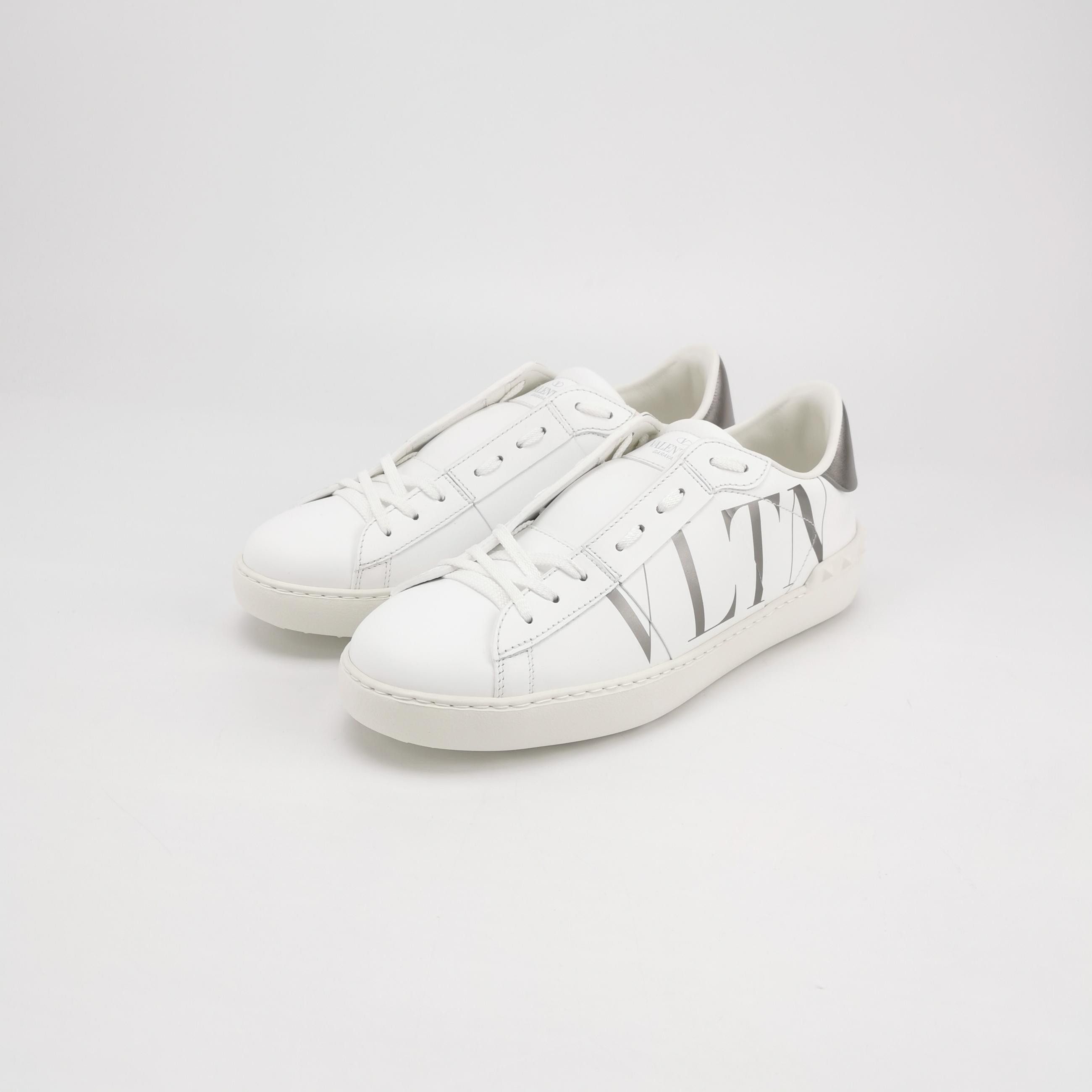 Valentino Valentino VLTN Logo Leather Sneakers EU 41 Size US 8 / EU 41 - 3 Thumbnail