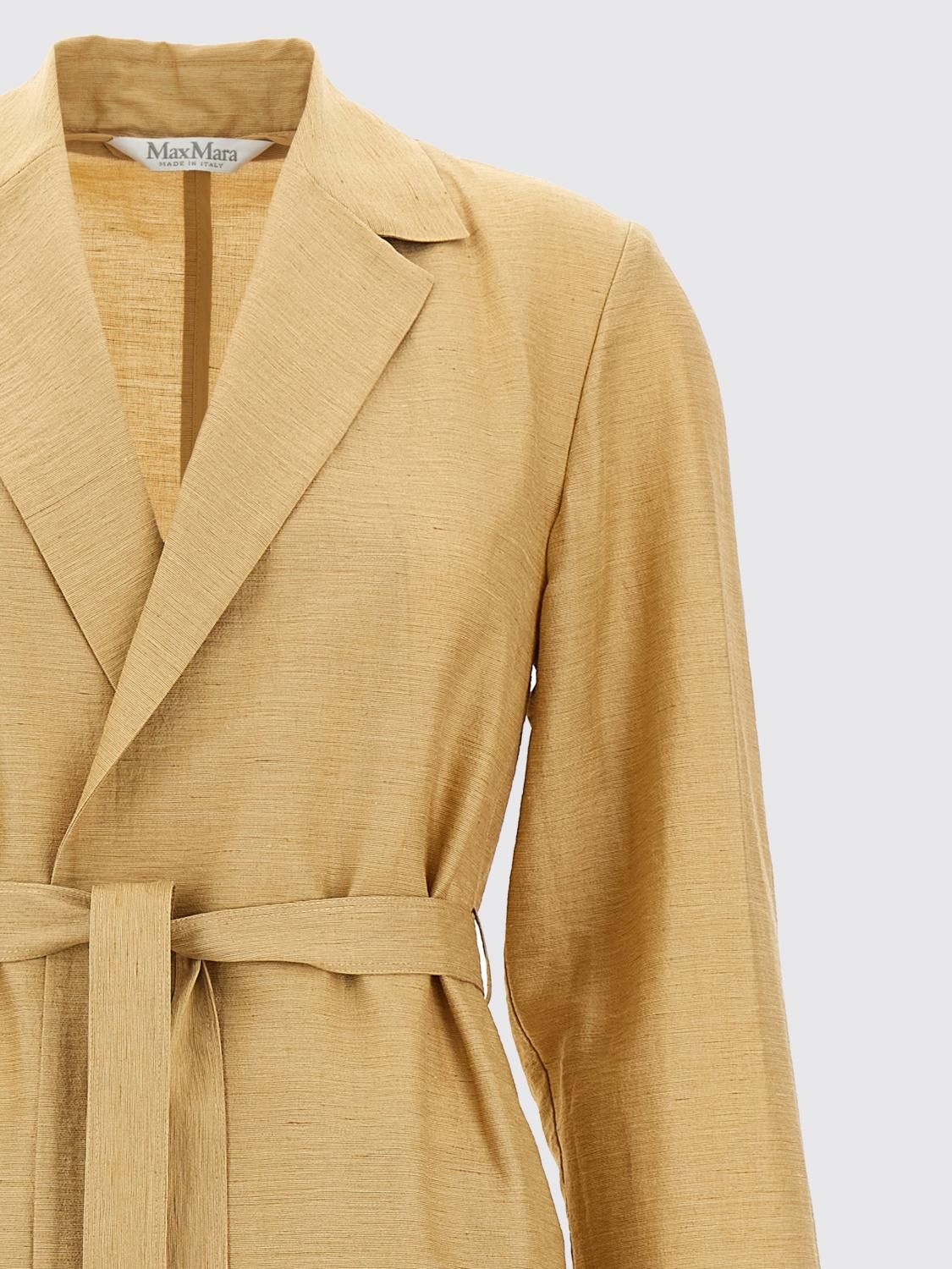 Max Mara Max Mara Jacket Woman Gold Size M / US 6-8 / IT 42-44 - 3 Thumbnail