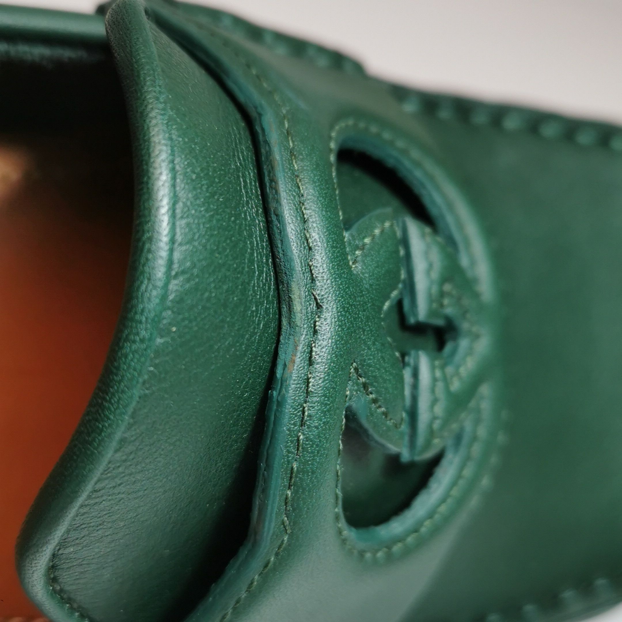 Gucci Gucci Interlocking G Leather Driving Shoes 42.5 Size US 9 / EU 42 - 10 Thumbnail