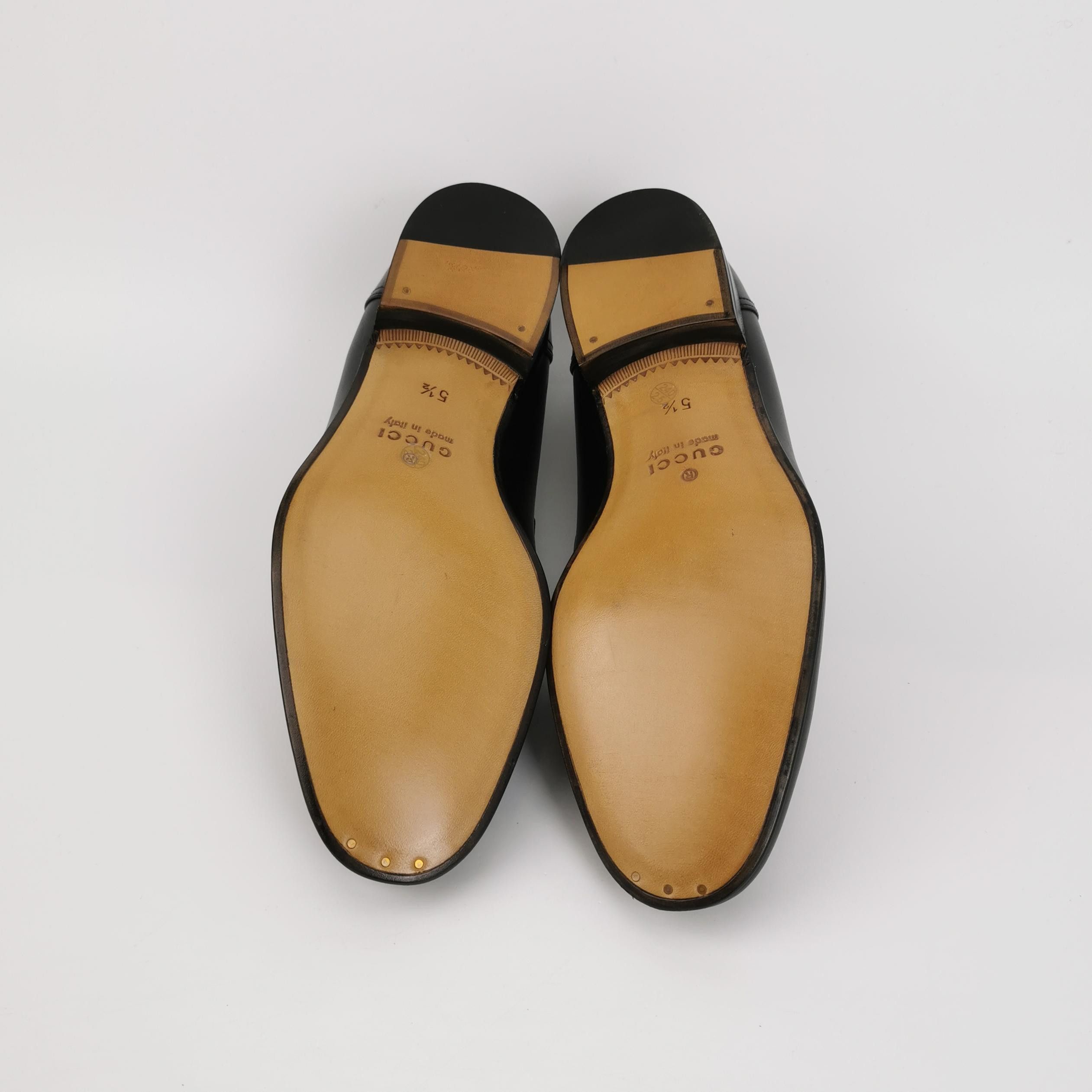 Gucci Gucci Interlocking G Leather Loafers Size 39.5 Size US 6 / EU 39 - 6 Thumbnail