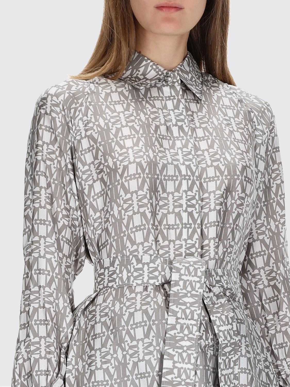 Max Mara Max Mara Dress Woman Pearl Size XS / US 0-2 / IT 36-38 - 4 Thumbnail