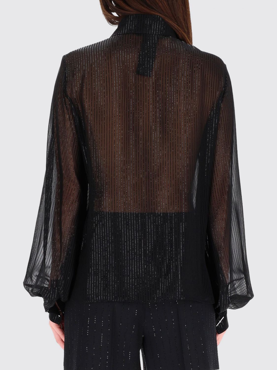 Max Mara Max Mara Shirt Woman Black Size M / US 6-8 / IT 42-44 - 3 Thumbnail