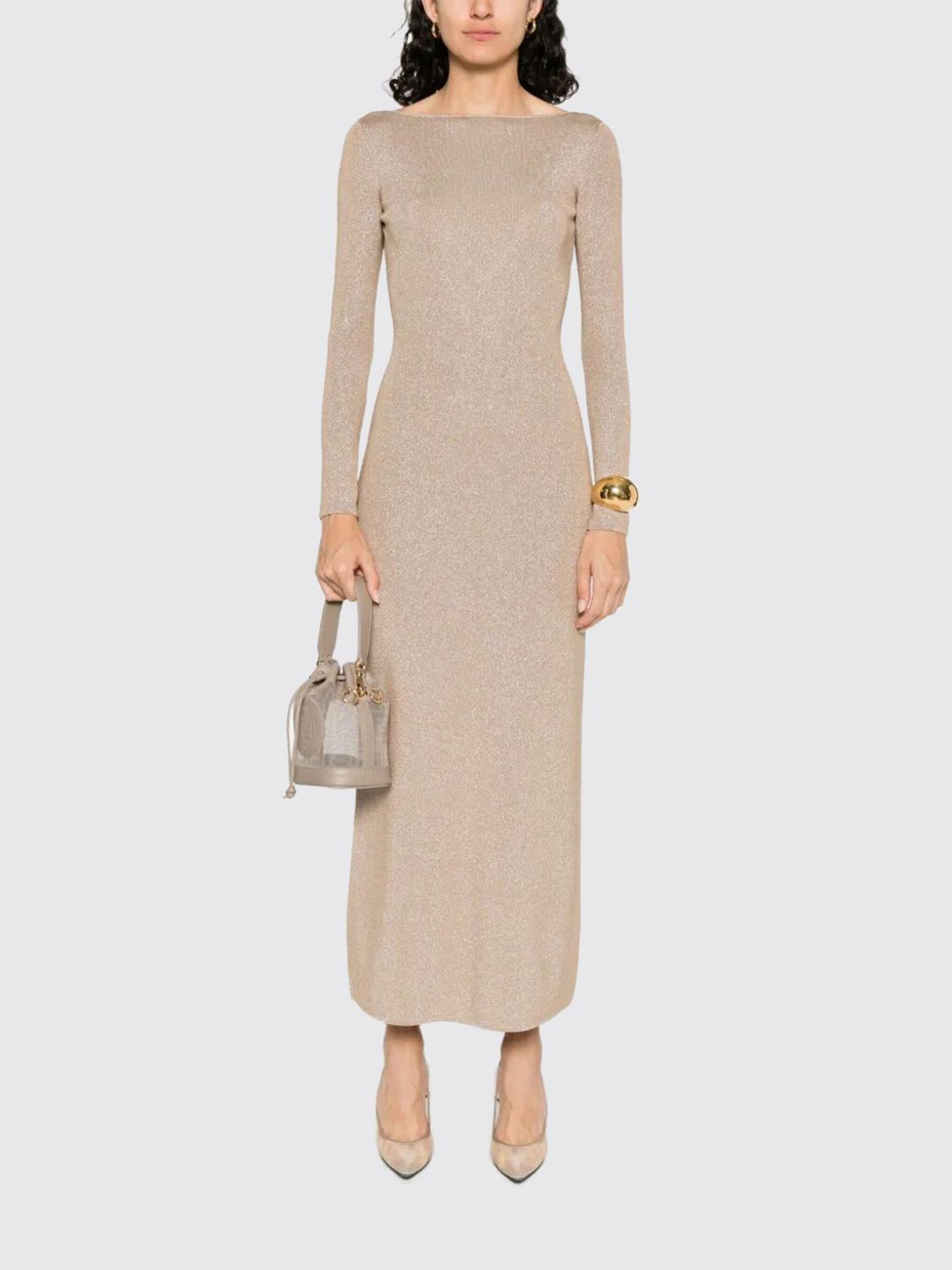 Max Mara Max Mara Dress Woman Brown Size XS / US 0-2 / IT 36-38 - 2 Thumbnail