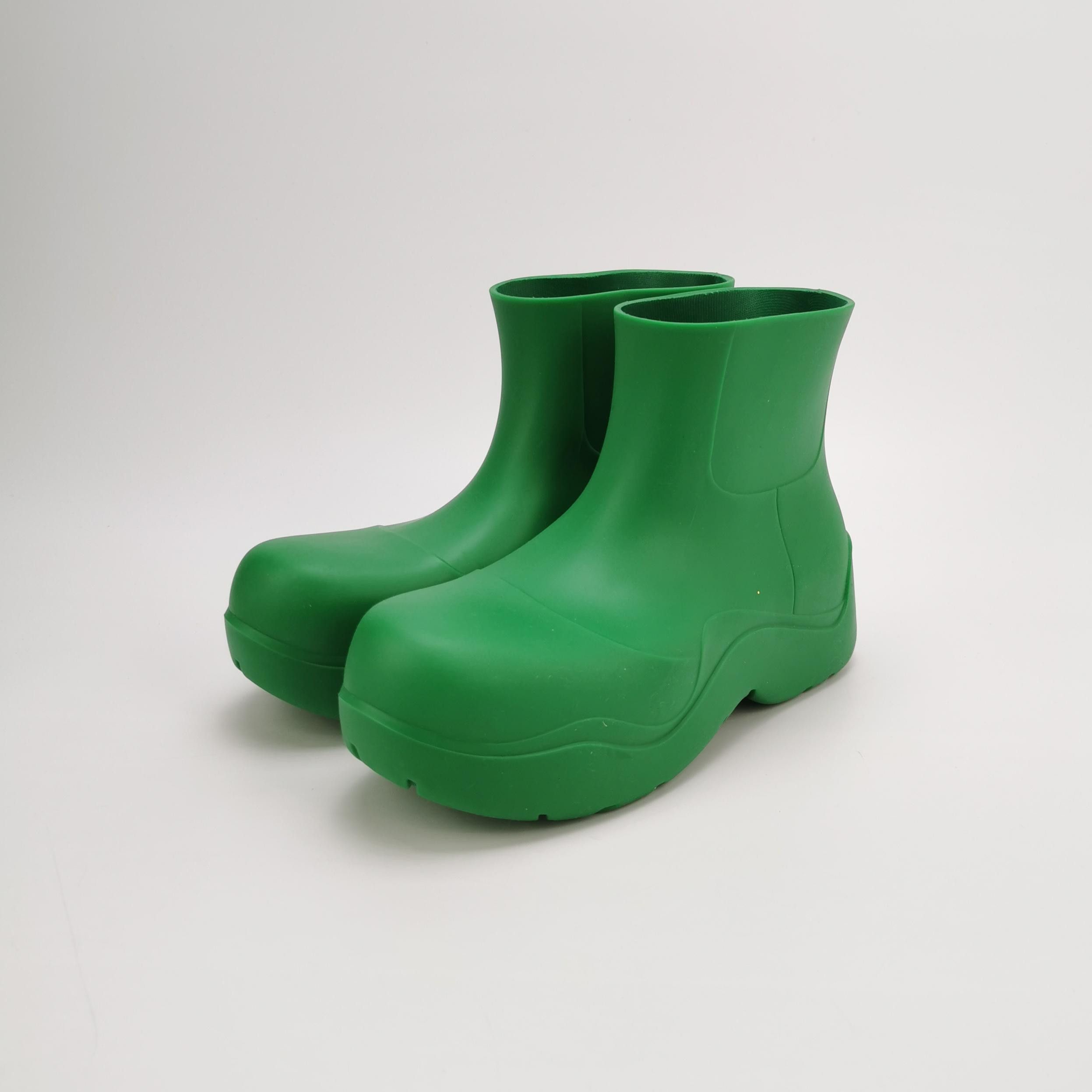 Bottega Veneta Bottega Veneta Green Puddle Boots 40 Size US 7 / EU 40 - 3 Thumbnail