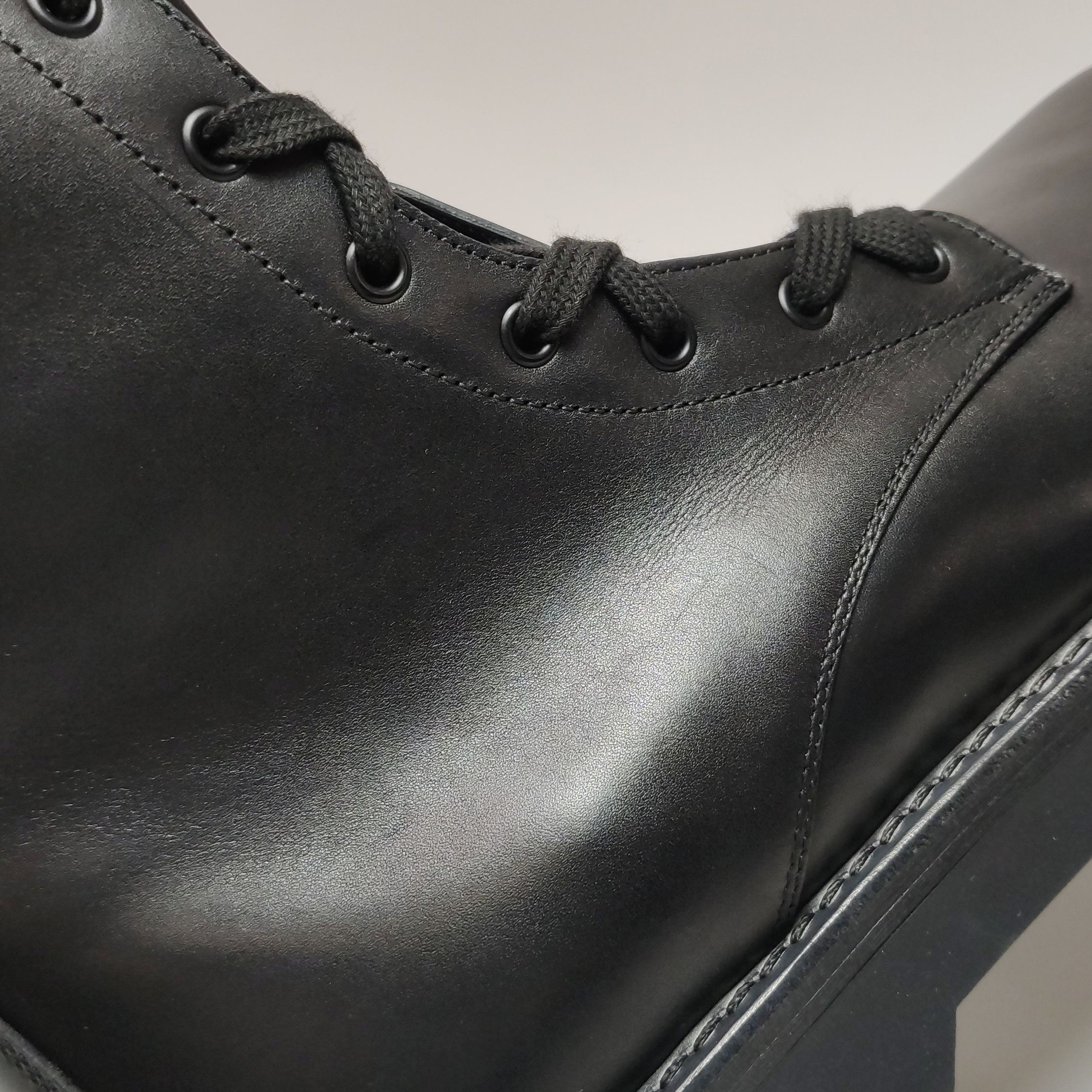 Valentino Valentino Leather Zipper Combat Boots Size 43.5 Size US 10 / EU 43 - 14 Thumbnail