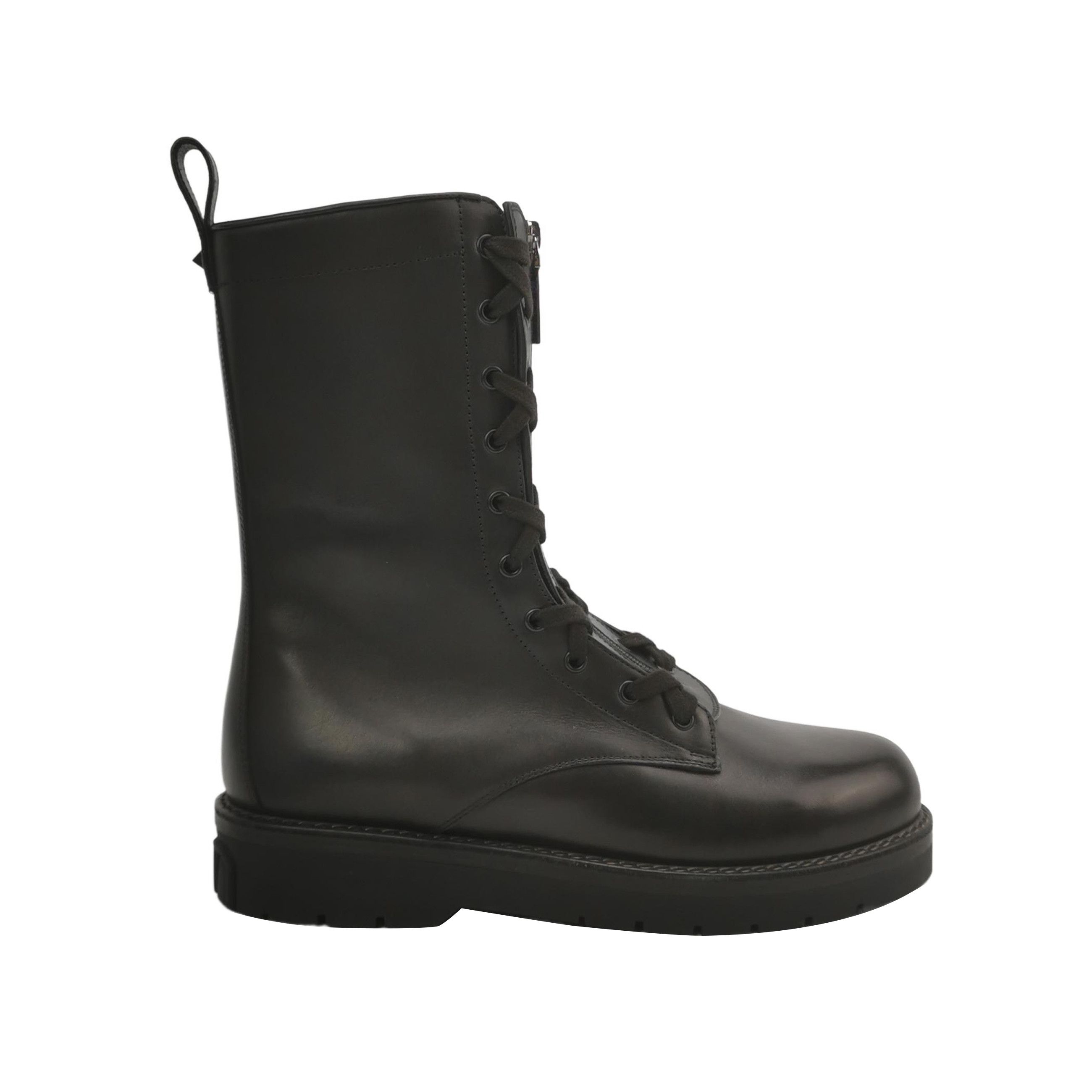 Valentino Valentino Leather Zipper Combat Boots Size 43.5 Size US 10 / EU 43 - 2 Thumbnail