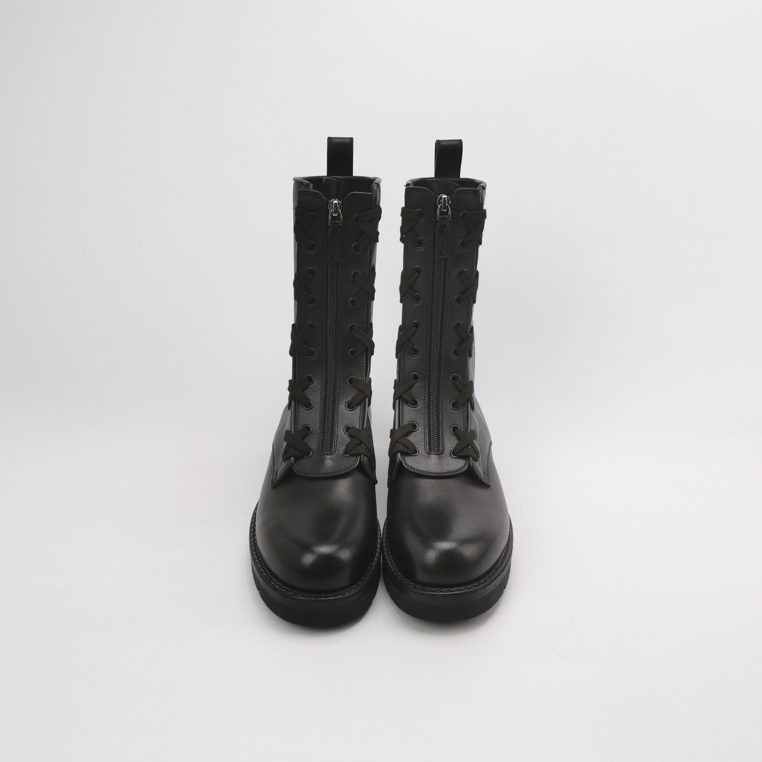 Valentino Valentino Leather Zipper Combat Boots Size 43.5 Size US 10 / EU 43 - 4 Thumbnail